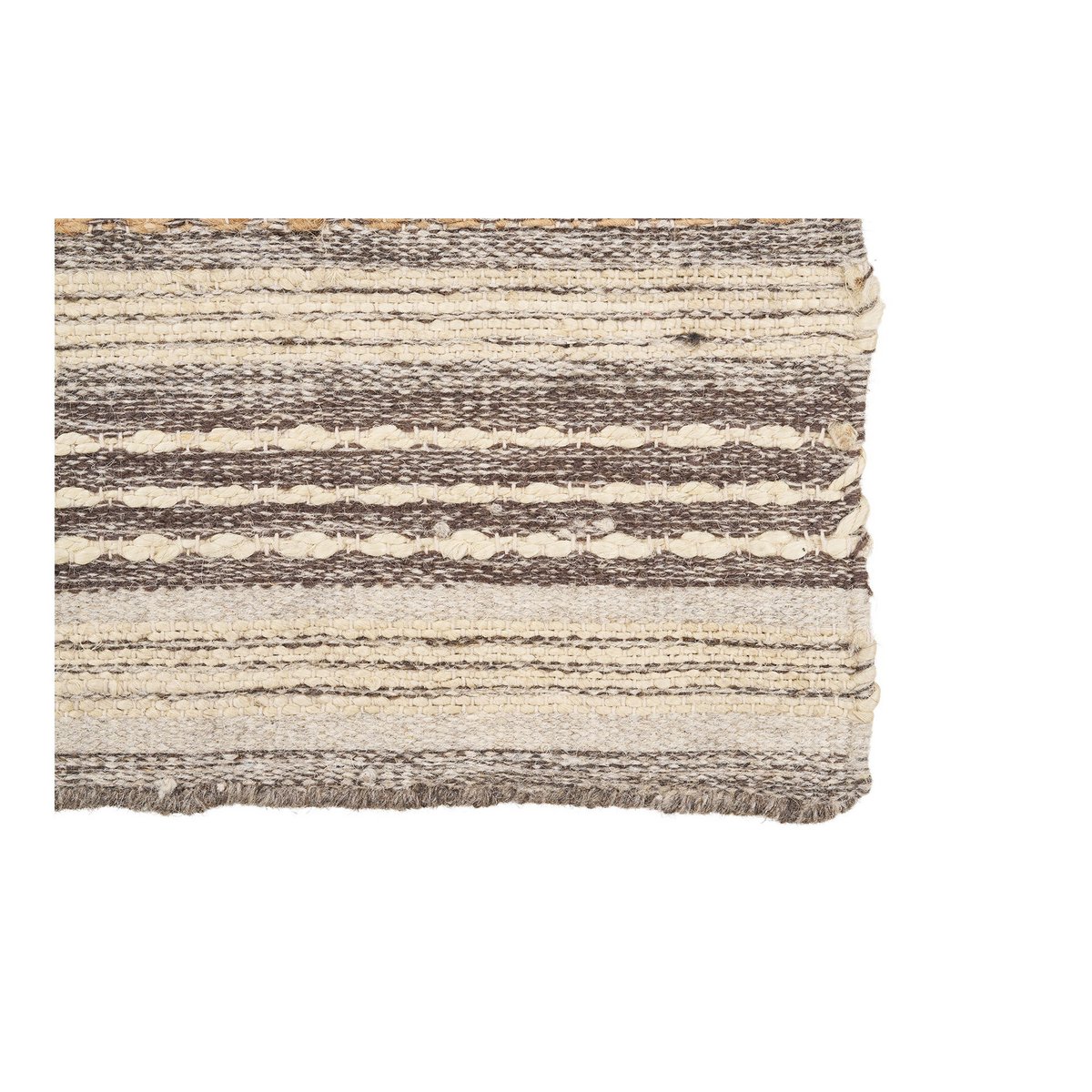 handgeweven vloerkleed - loper – naturel/ivoor House Nordic ApS