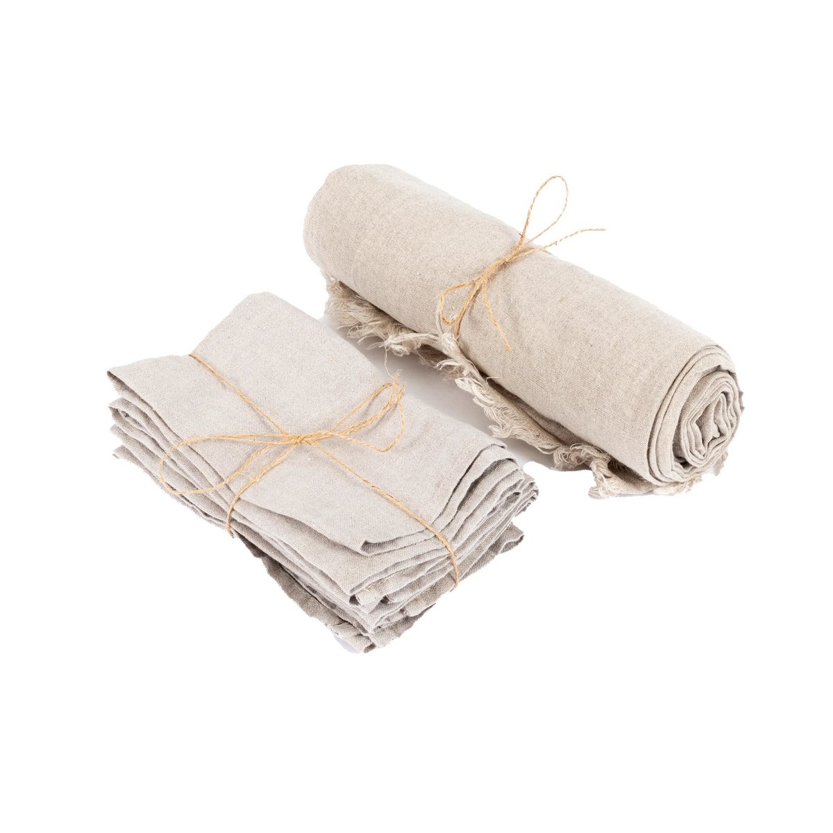 Het linnen tafelkleed - Beige - 150x200 Bazar Bizar Living