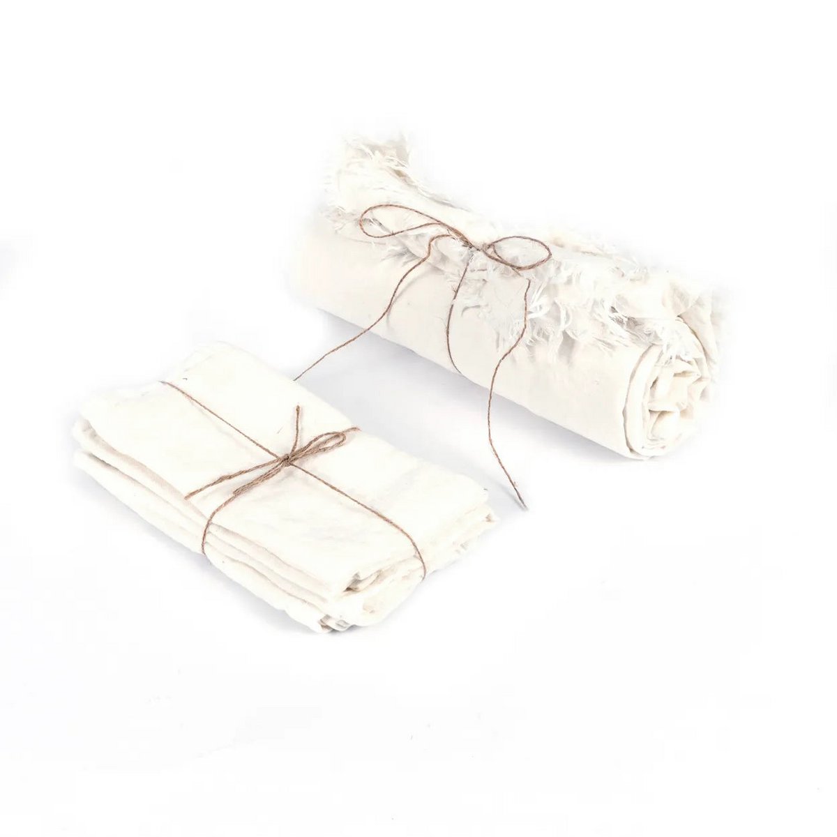 Het linnen tafelkleed - Wit - 180x300 Bazar Bizar Living