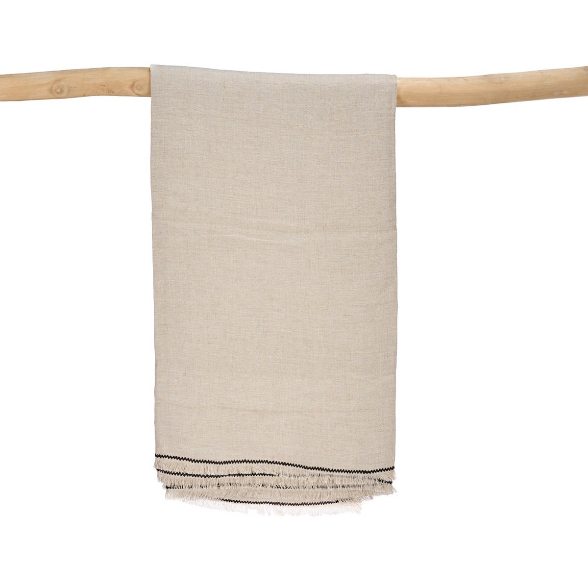 Het Toscaanse tafelkleed - Naturel Zwart - 150x250 Bazar Bizar Living