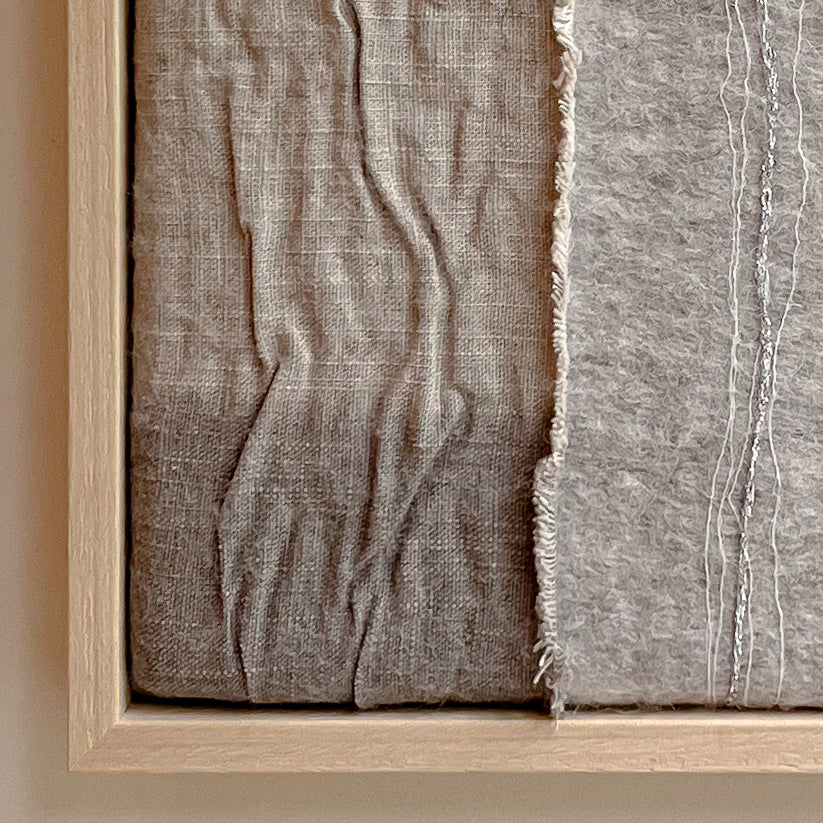 Imperfectus XIII - vilten wandkunst I Vilt & Vlow | 23 × 23 cm Noii HOME