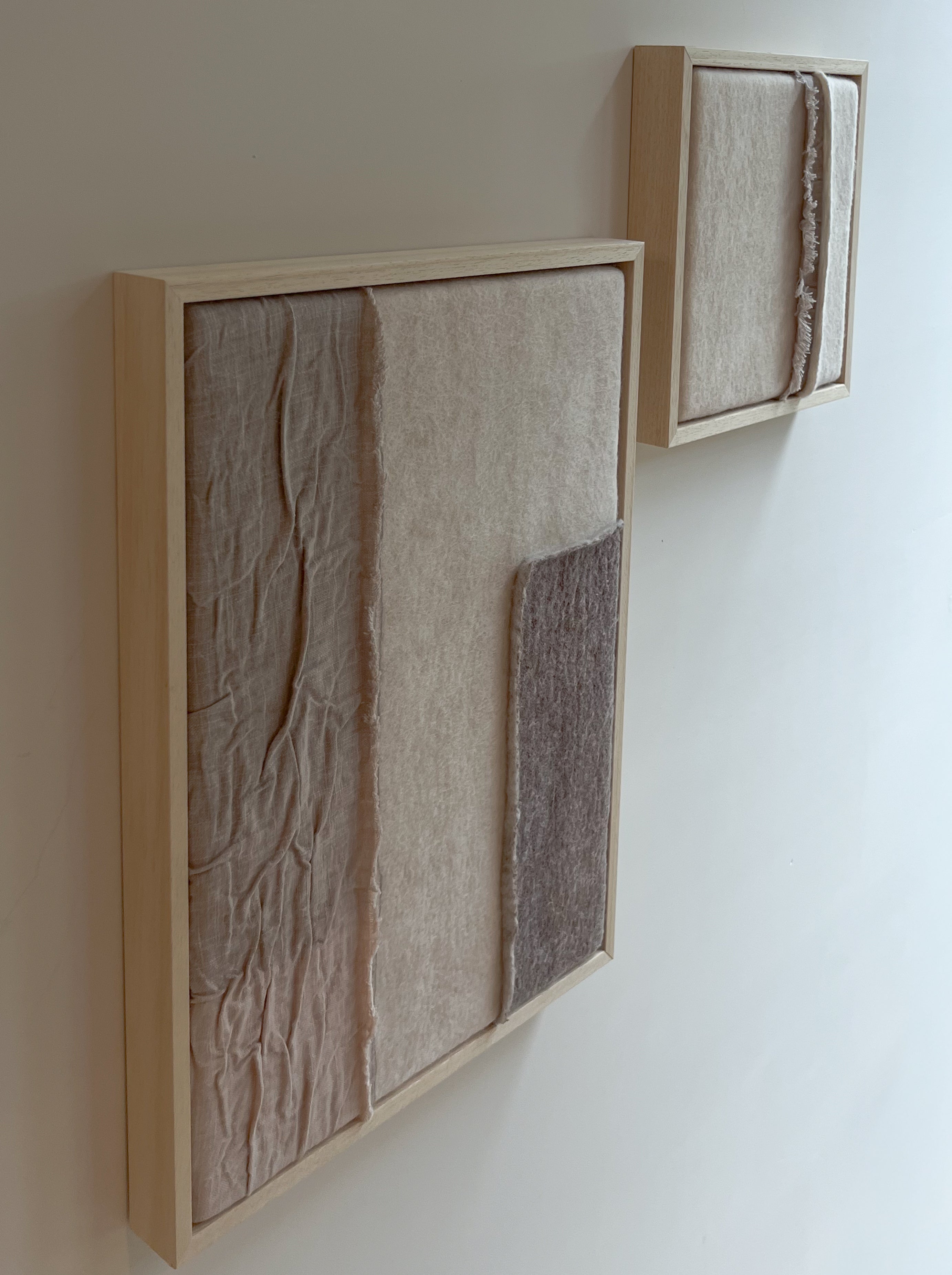 Imperfectus XVIII - vilten wandkunst I Vilt & Vlow | 43 × 33 cm Noii HOME