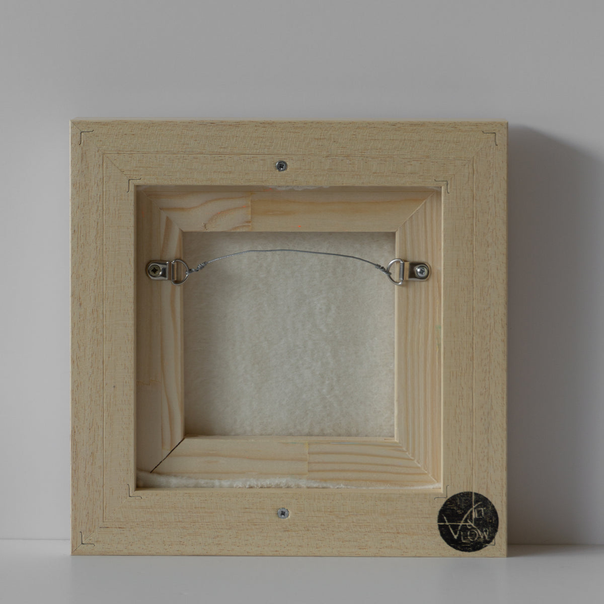 Imperfectus XXIII – vilten wandkunst | Vilt & Vlow | 23 × 23 cm Noii HOME