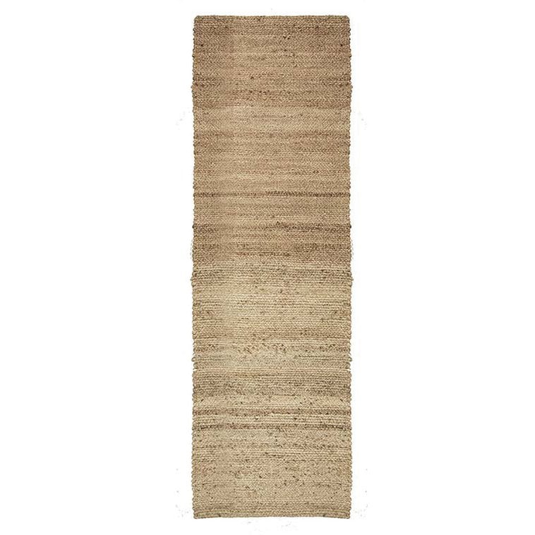 Jarod naturel effen vloerkleed 60 x 200 VIVARAISE