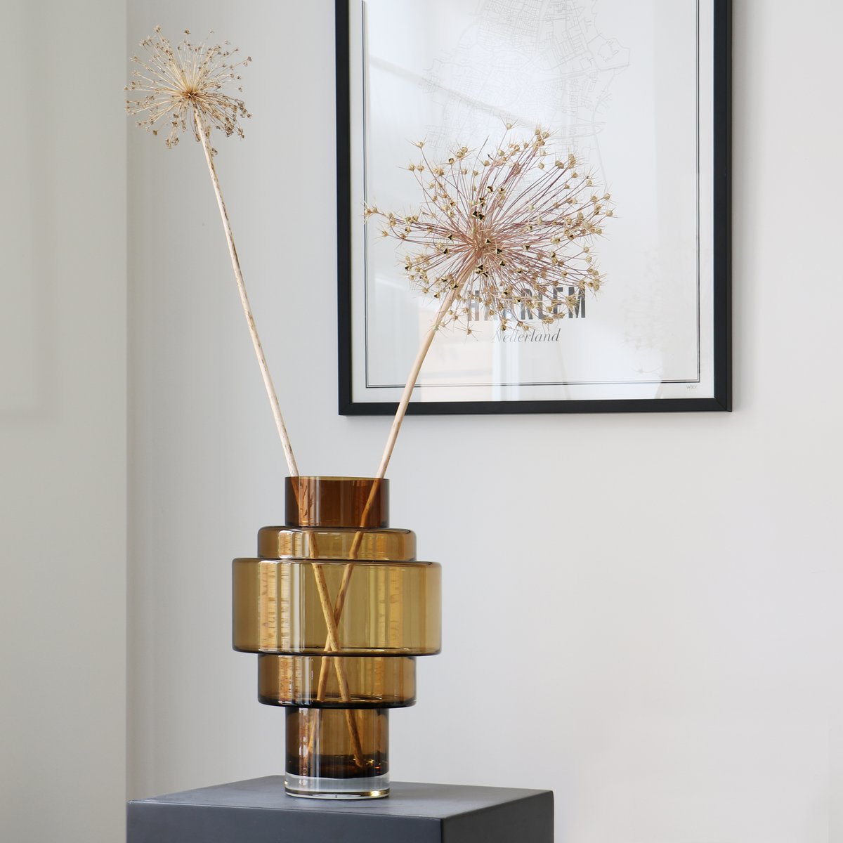 Kasai cognac Vase The World
