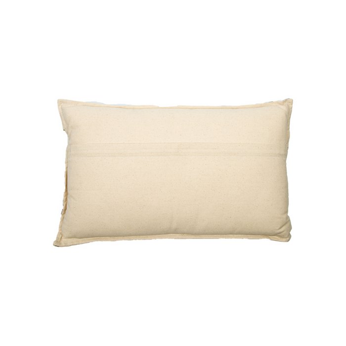 Kussen Mila zwart - gebroken wit 50x30 MrsBLOOM