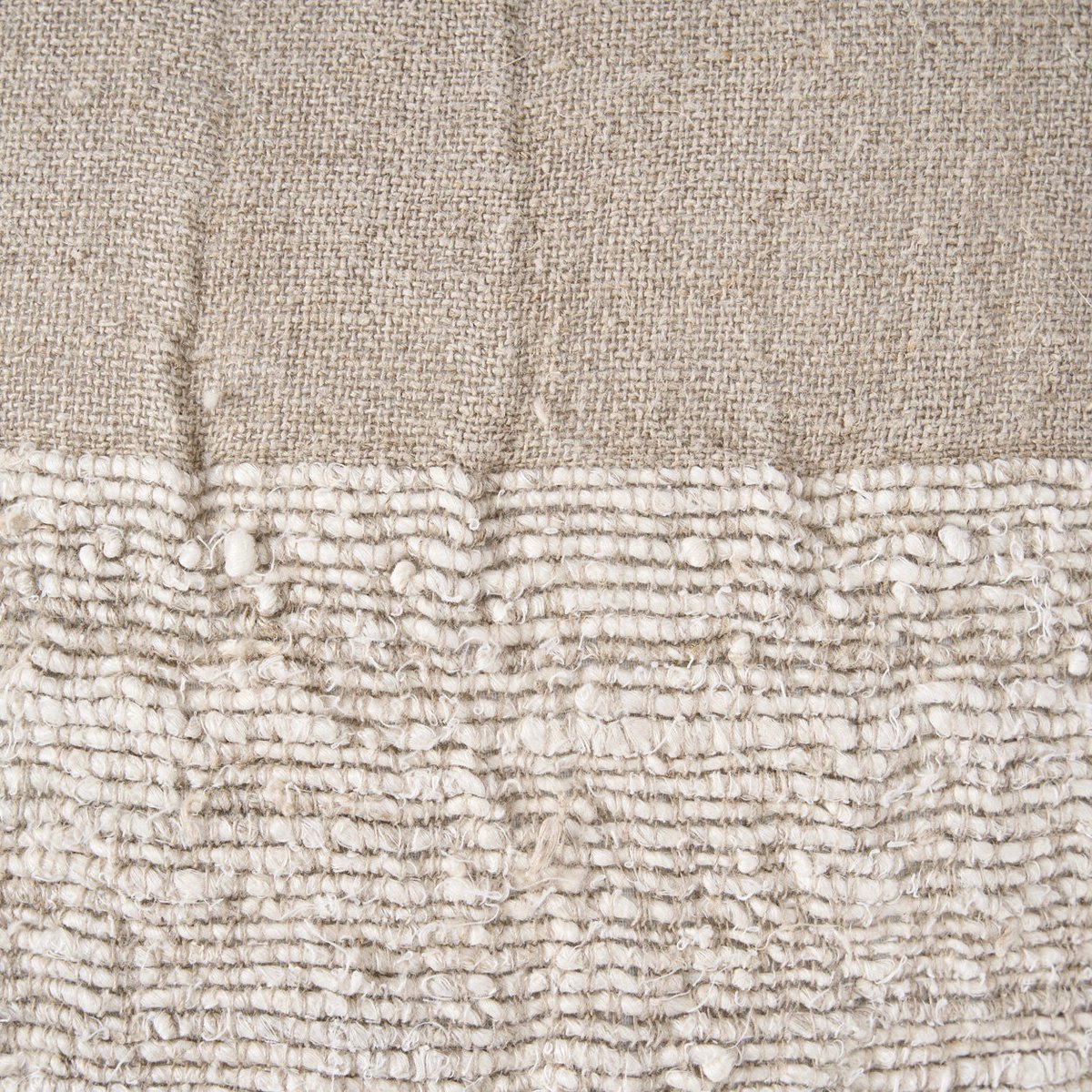 kussenhoes met linnen structuur – naturel – 50x50 – bazar bizar living Bazar Bizar Living