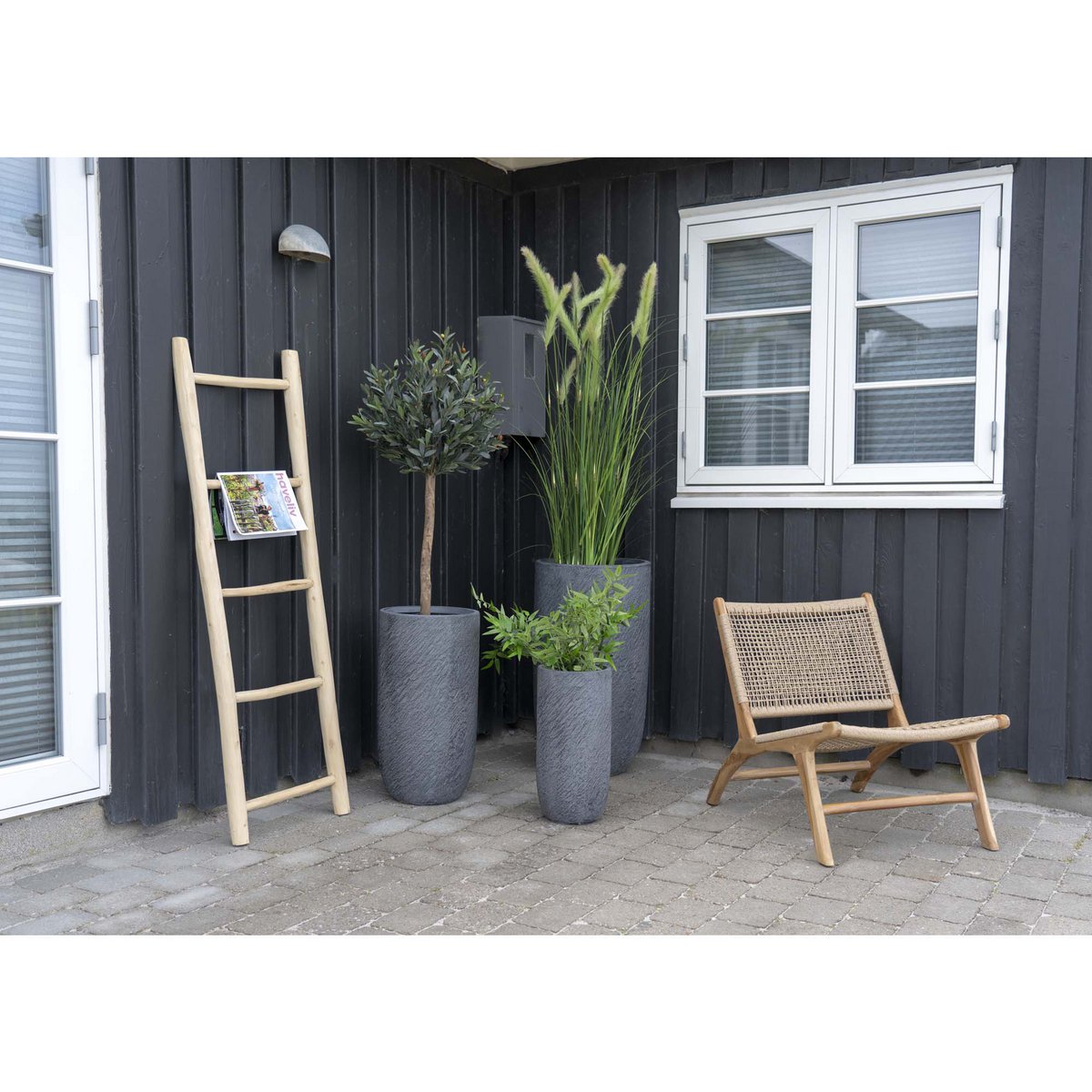 Ladder - Natuurlijk, Teak, 50x150cm House Nordic ApS