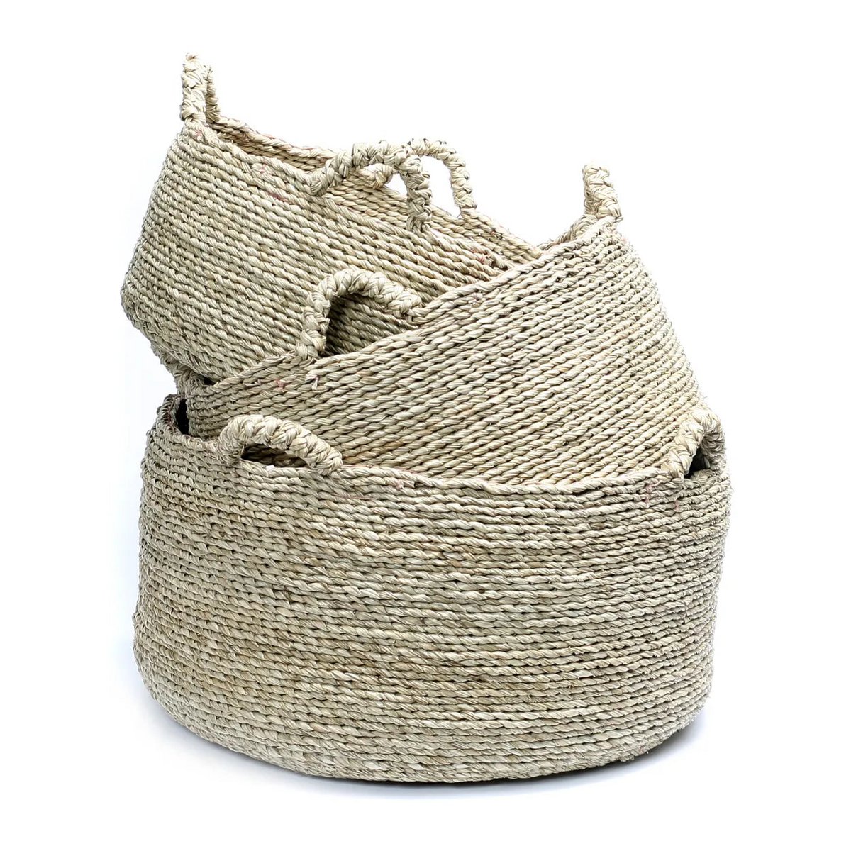 Les Quatre Mains Baskets - Naturel - L. Bazar Bizar Living