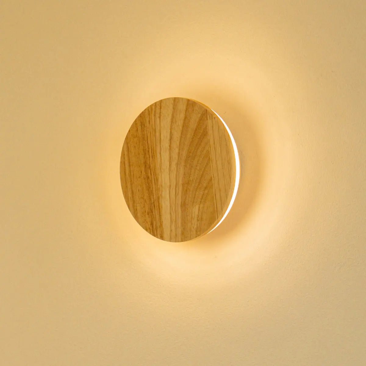 Lou lichtbruine draadloos wandlicht - oplaadbaar en dimbare aanraakregeling - 2700K warm licht Tavellio - Amsterdam