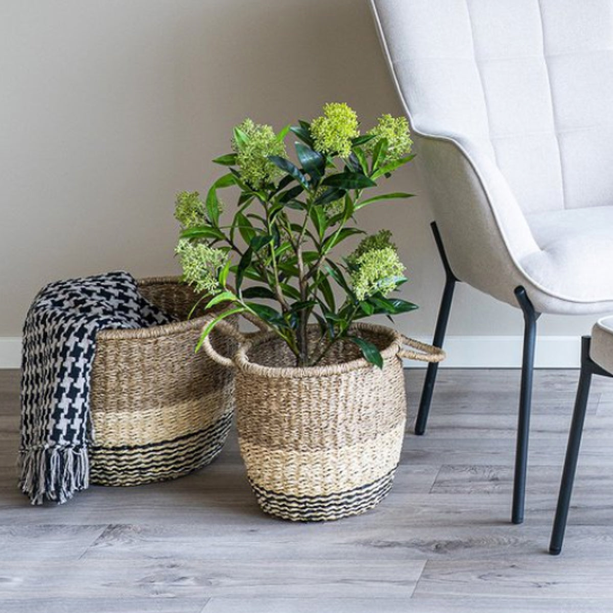 manden - set van 2 - zeegras - House Nordic House Nordic ApS