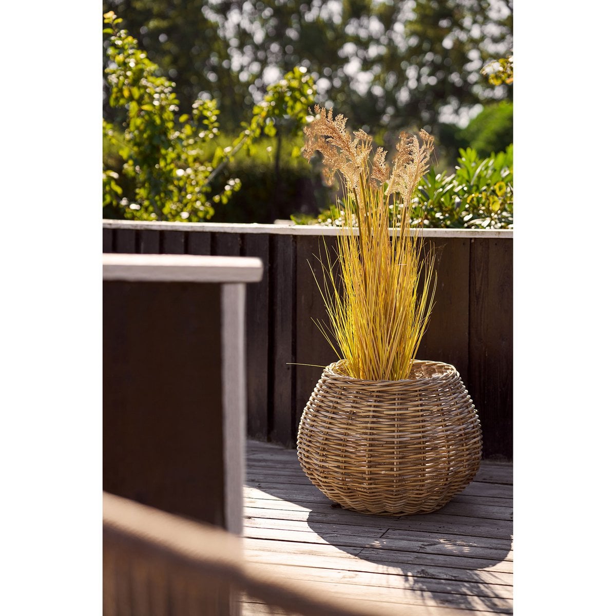 mandenset melaka – plantenmand van kubu rotan naturel – set van 2 – house nordic House Nordic ApS