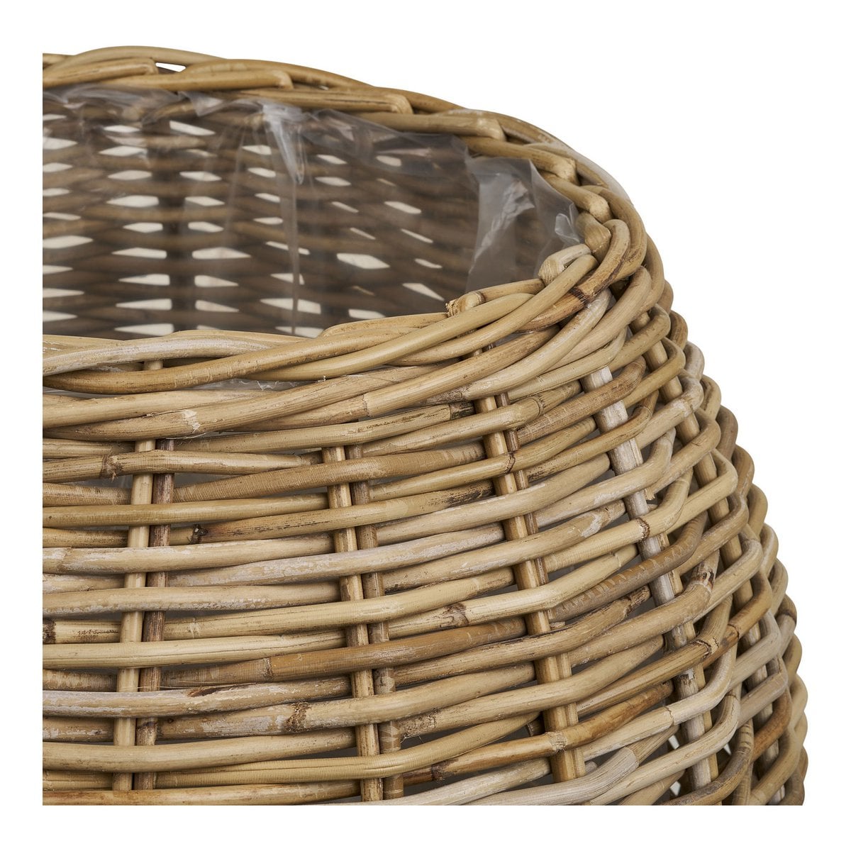 mandenset melaka – plantenmand van kubu rotan naturel – set van 2 – house nordic House Nordic ApS