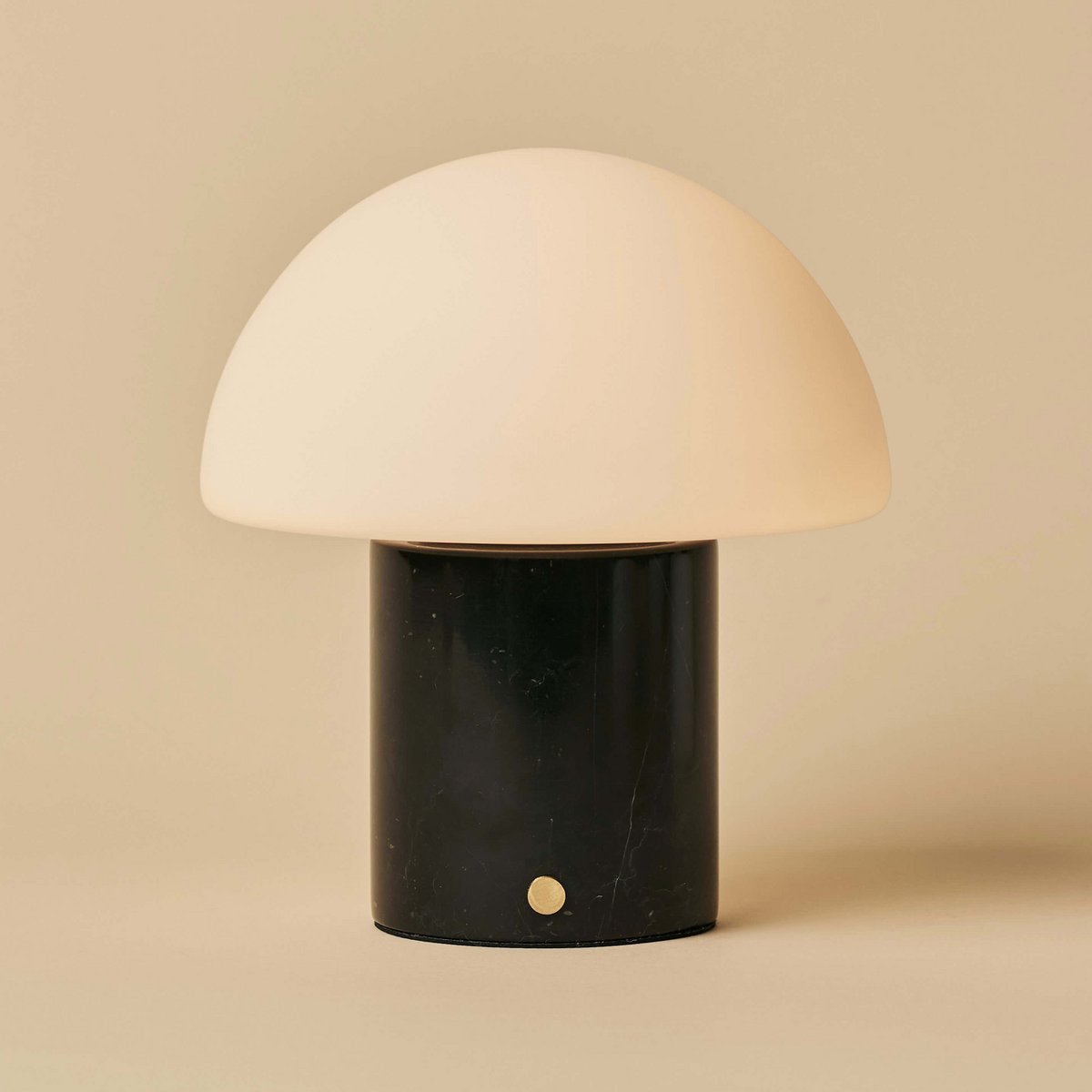 Maris Black / Nero Marquina - Klassiek oplaadbare marmeren tafellamp met 3 lichte kleuren en dimfunctie Tavellio - Amsterdam