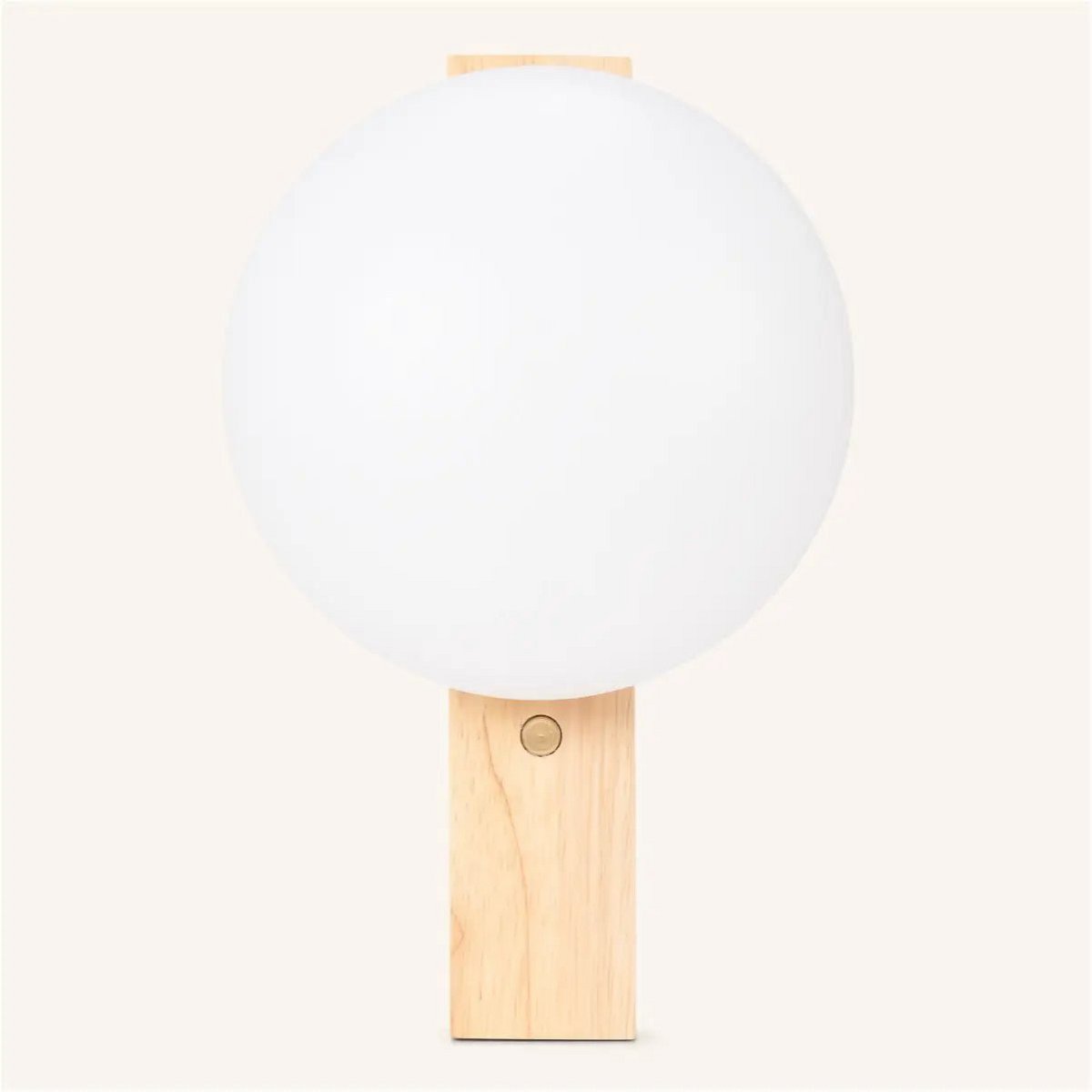 Matthew lichtbruin stijlvol houten draadloze wandlamp - oplaadbaar en dimpelbaar Tavellio - Amsterdam