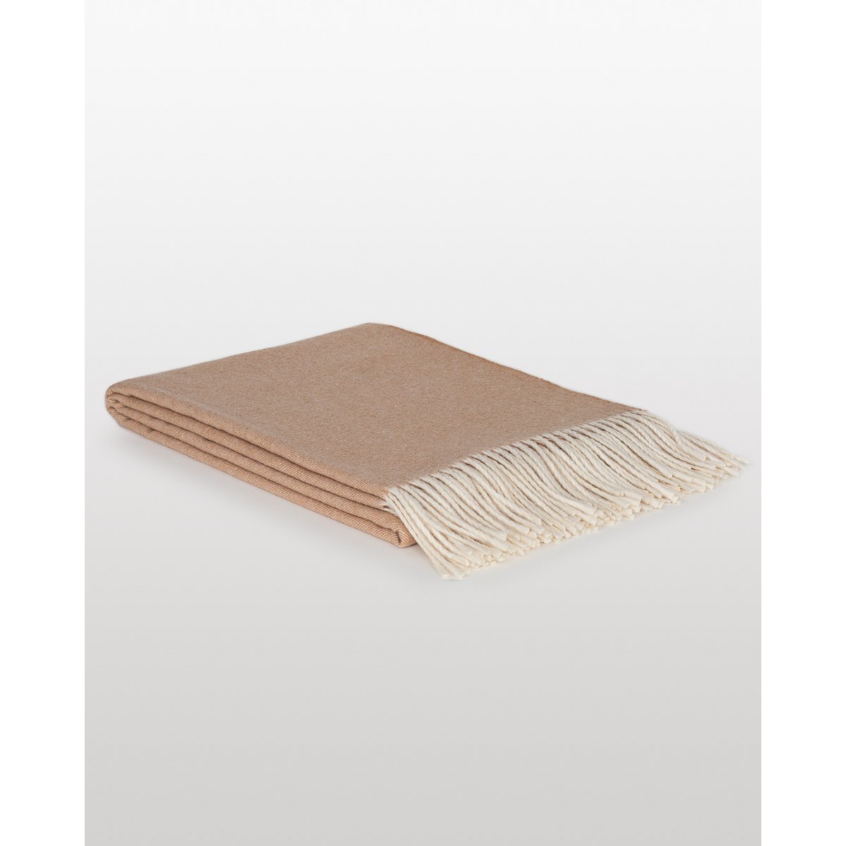 Merino/Cashmere Throwd Deken Tibet Beige MoST Blankets
