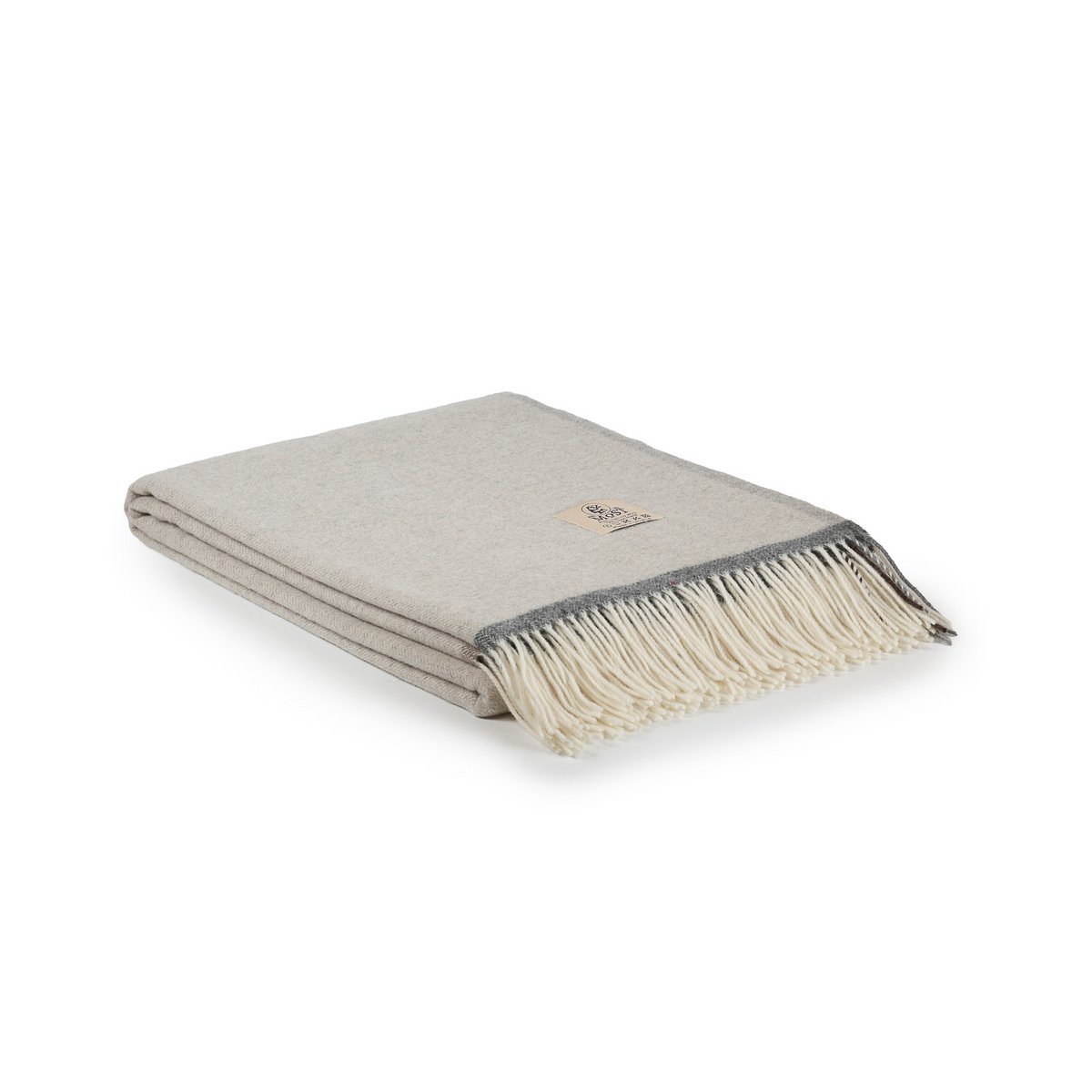 Merino/kasjmier plaid MILANO - beige MoST Blankets