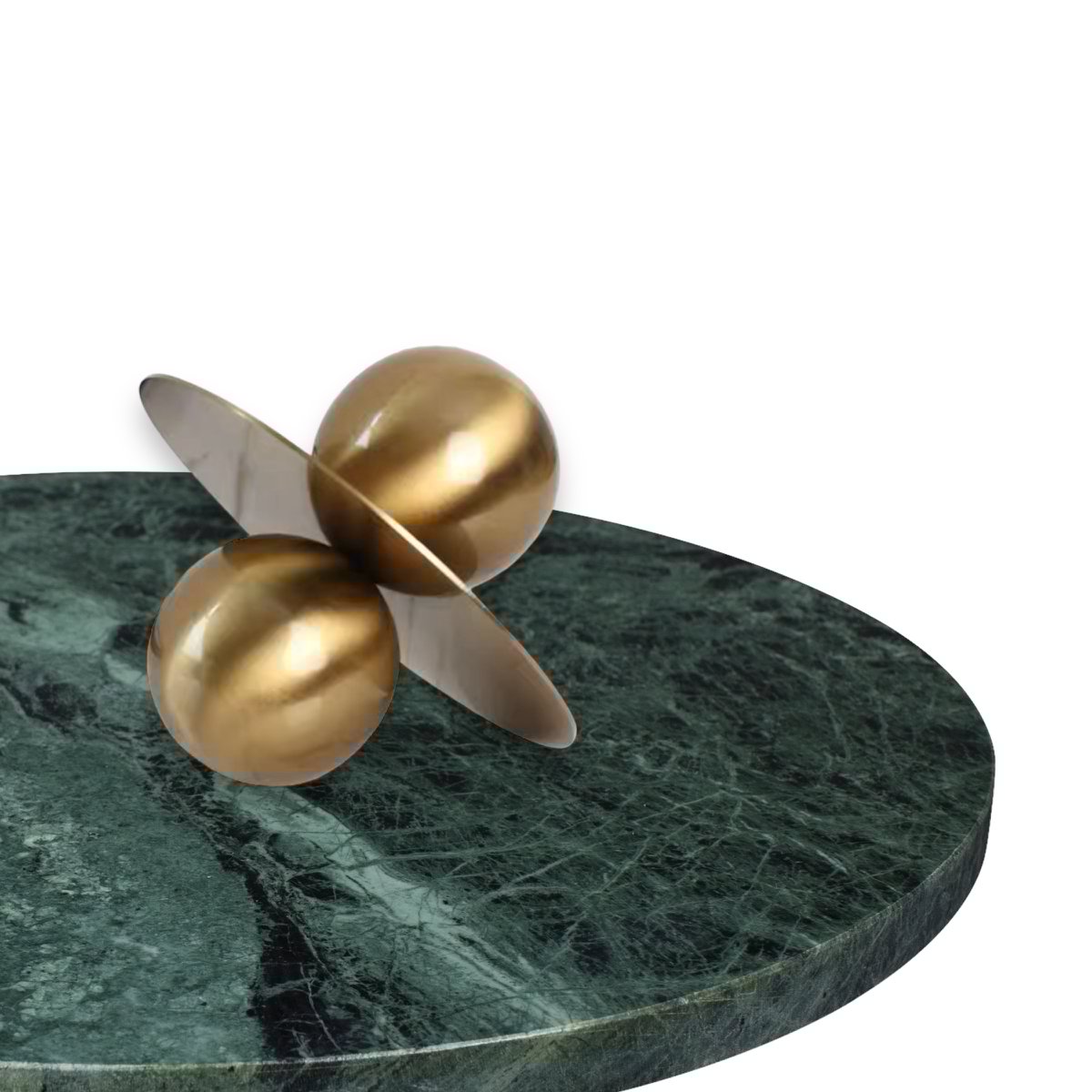 metalen bolvormige ornament -  20cm QMF Trading