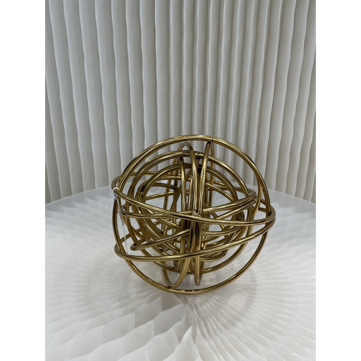 metalen knoop - luchtig - groot - 23 cm QMF Trading
