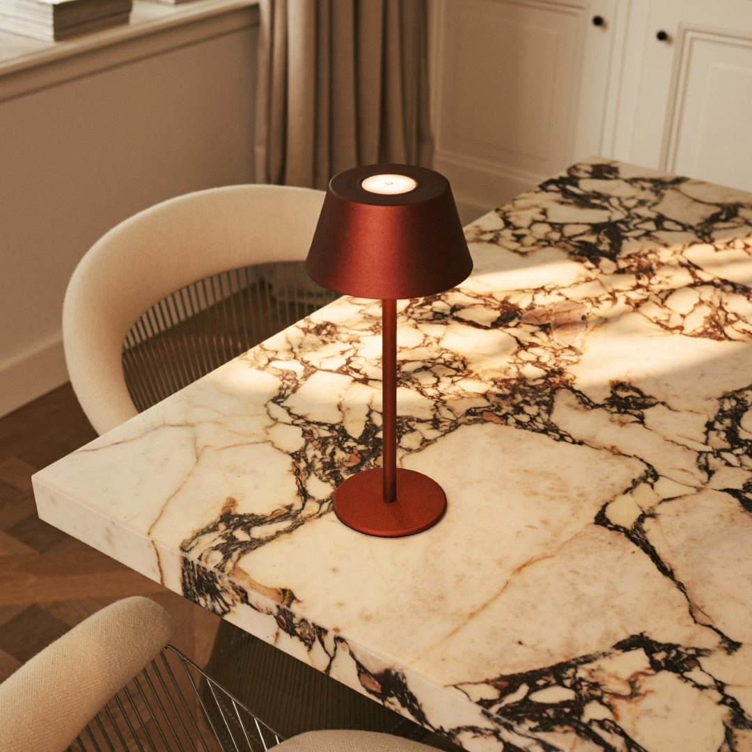 Milou Bronze - Tafellamp zonder kabel L Modern, Design & 3 Light Modi Tavellio - Amsterdam