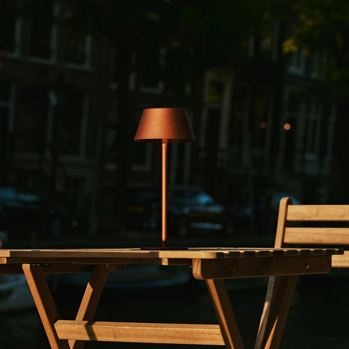 Milou Bronze - Tafellamp zonder kabel L Modern, Design & 3 Light Modi Tavellio - Amsterdam