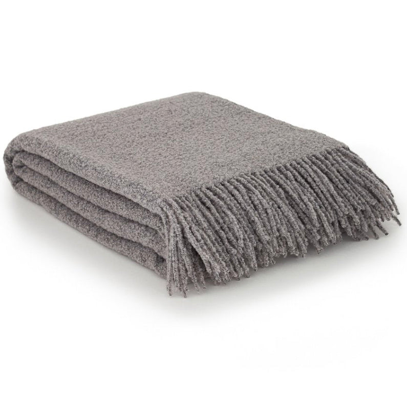 plaid bouclé - Paris – grijs - MoST Blankets MoST Blankets