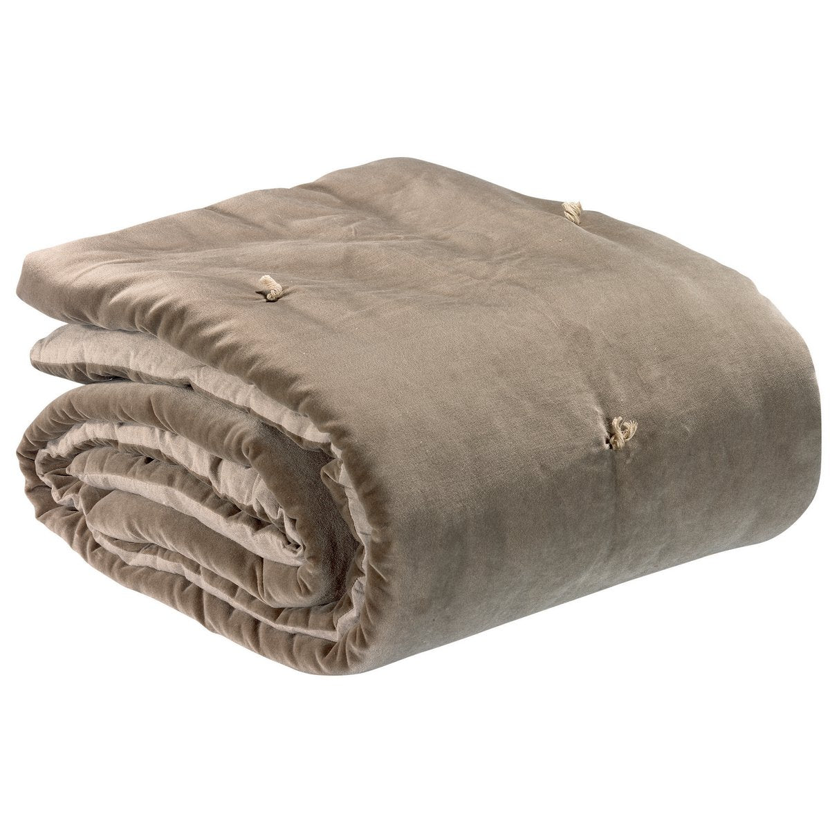 Plaid geknoopt Elise Ficelle 140 x 200 VIVARAISE