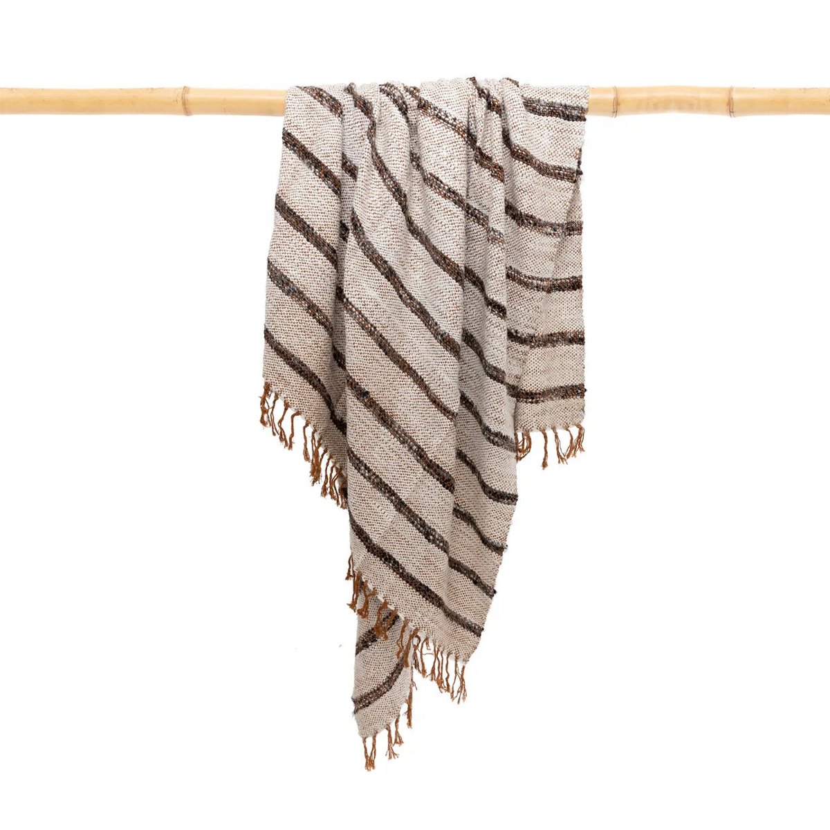 Plaid - Katoen - Handgeweven - Bazar Bizar - 170x130 cm Bazar Bizar
