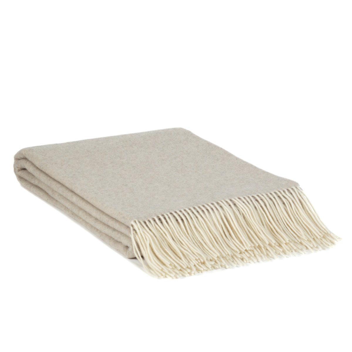 plaid Milano – merinowol en kasjmier – beige - Most Blanket MoST Blankets