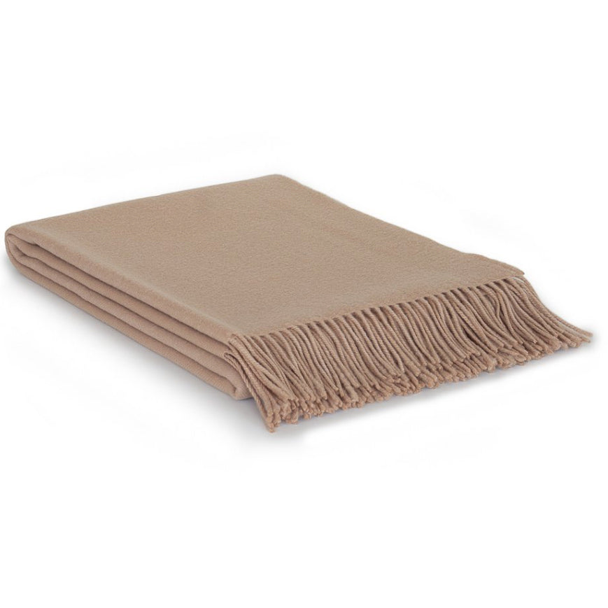 Plaid RIO beige – tijdloze zachtheid in pure wol - MoST Blanket MoST Blankets