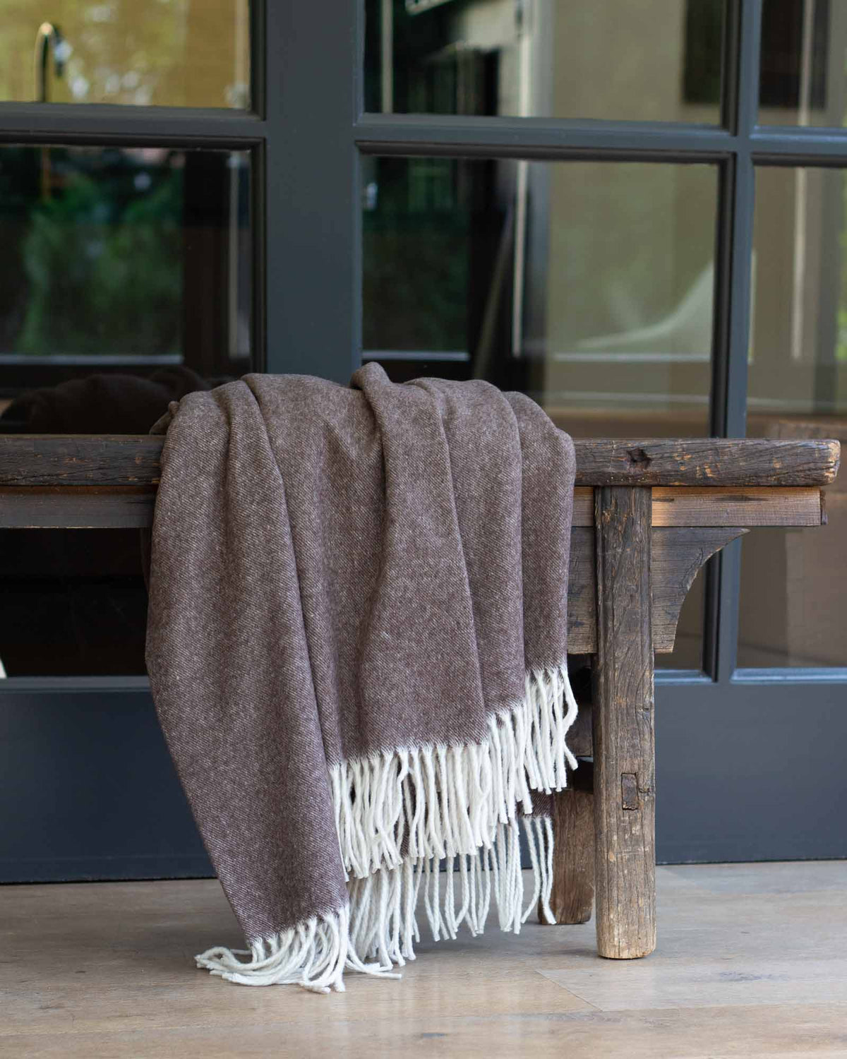 Plaid Tibet bruin – kasjmier & merinowol – 140 x 200 cm – MoST Blankets MoST Blankets