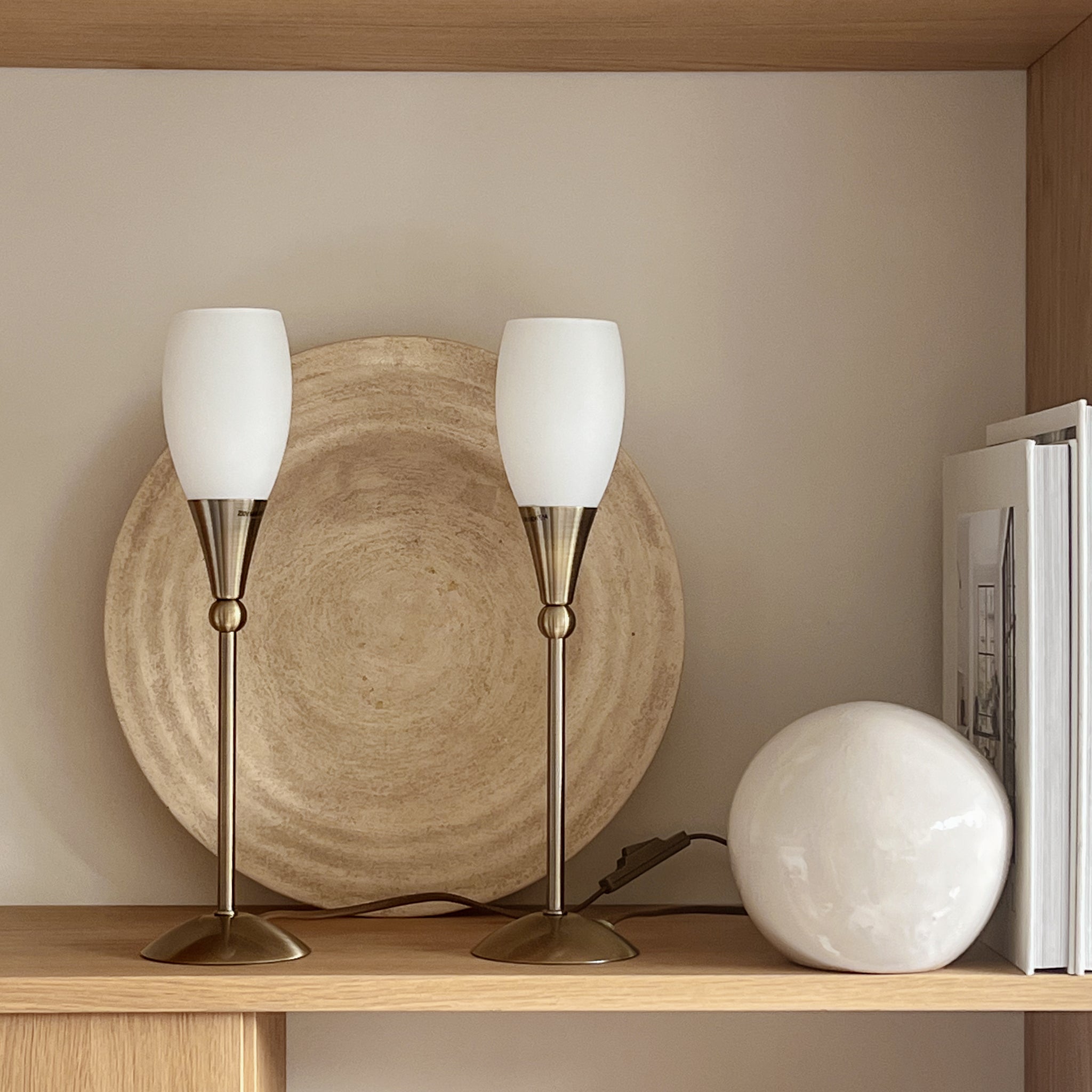 pre-loved - decoratie - keramieken bol - wit-créme Noii HOME