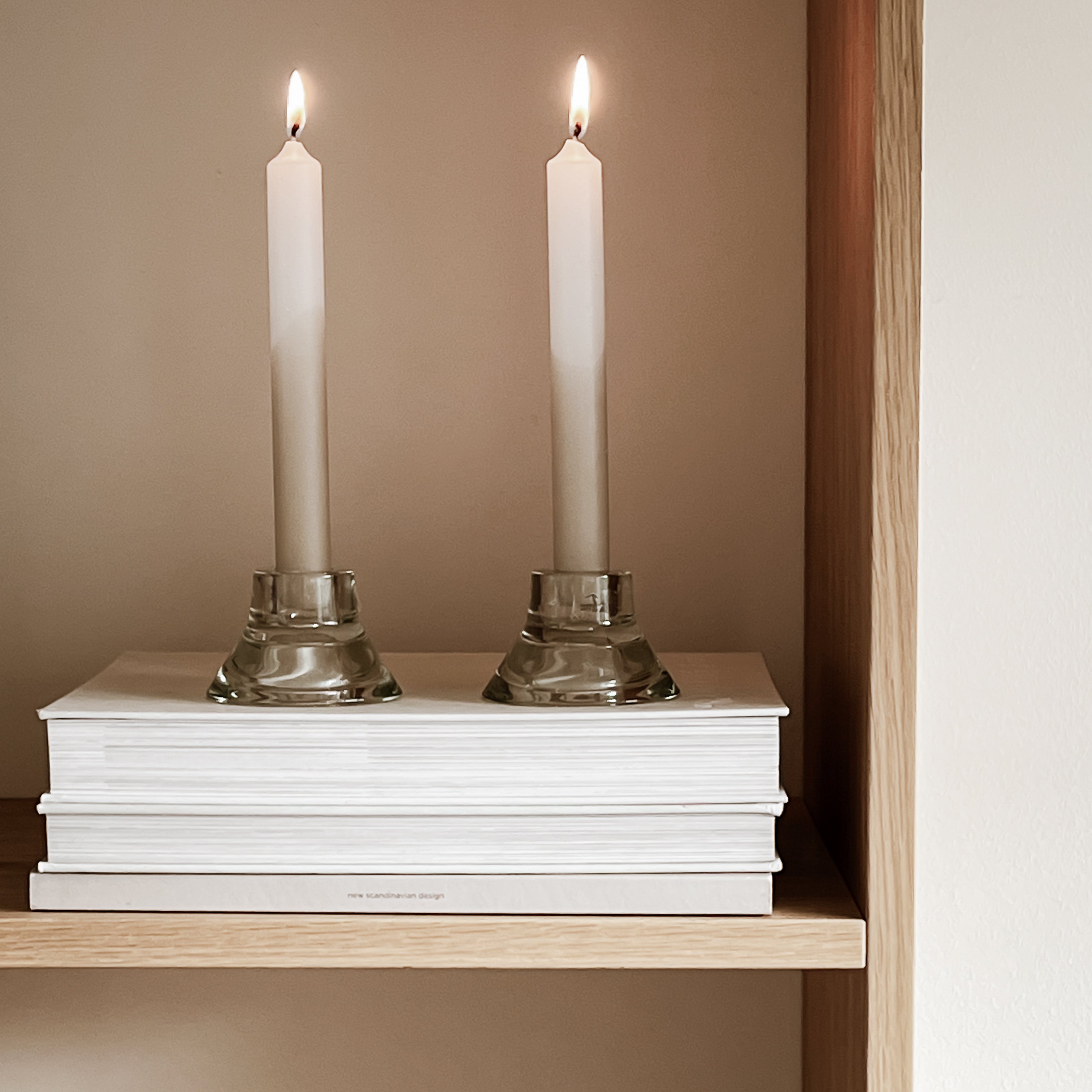 pre-loved - omkeerbare waxinelichthouder - kandelaar - Knut & Marianne Hagberg | Iconisch Scandinavisch Design in Glas Noii HOME