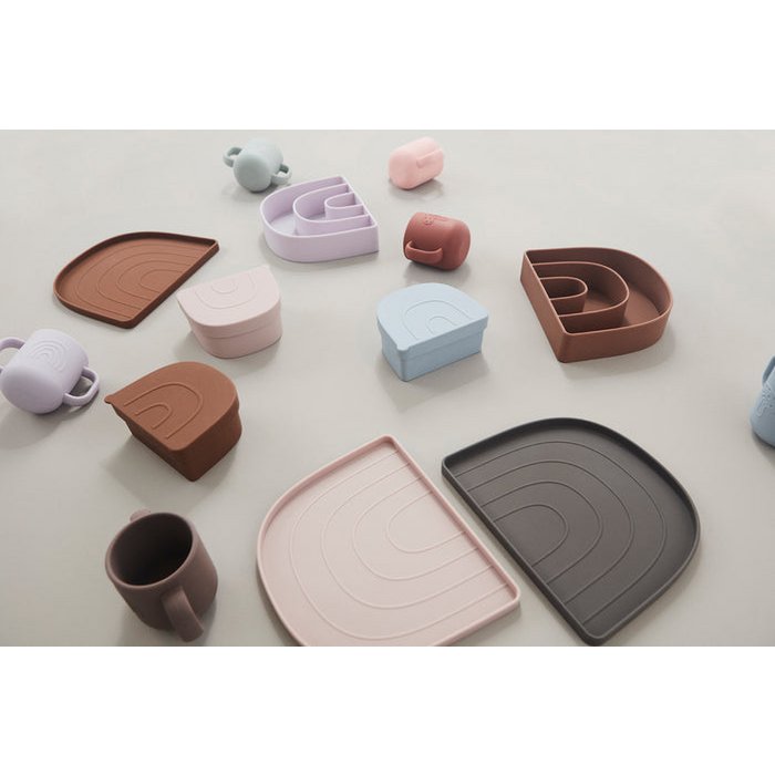 Regenboogbord en kom OYOY LIVING DESIGN