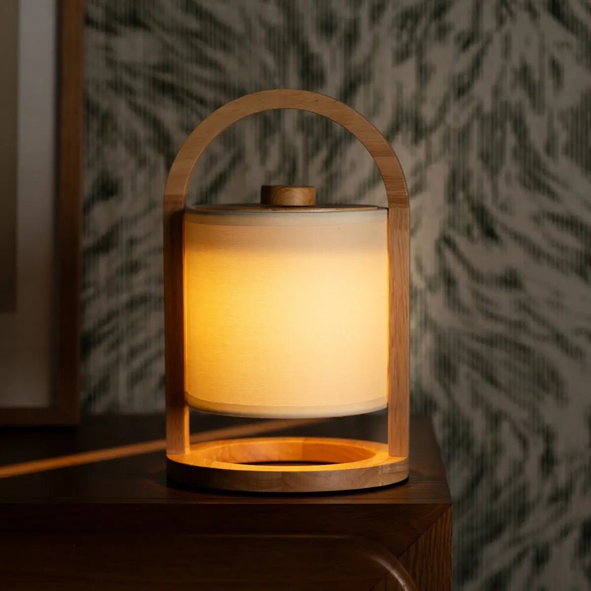 River Light Bruine Houten Oplaadbare Lamp – Dimbaar & Snoerloos Licht Tavellio - Amsterdam