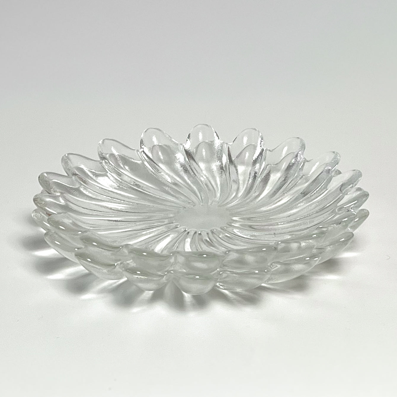 set van 2 glazen bloembordjes – collection liebenstein – walther glas – pre-loved Noii HOME