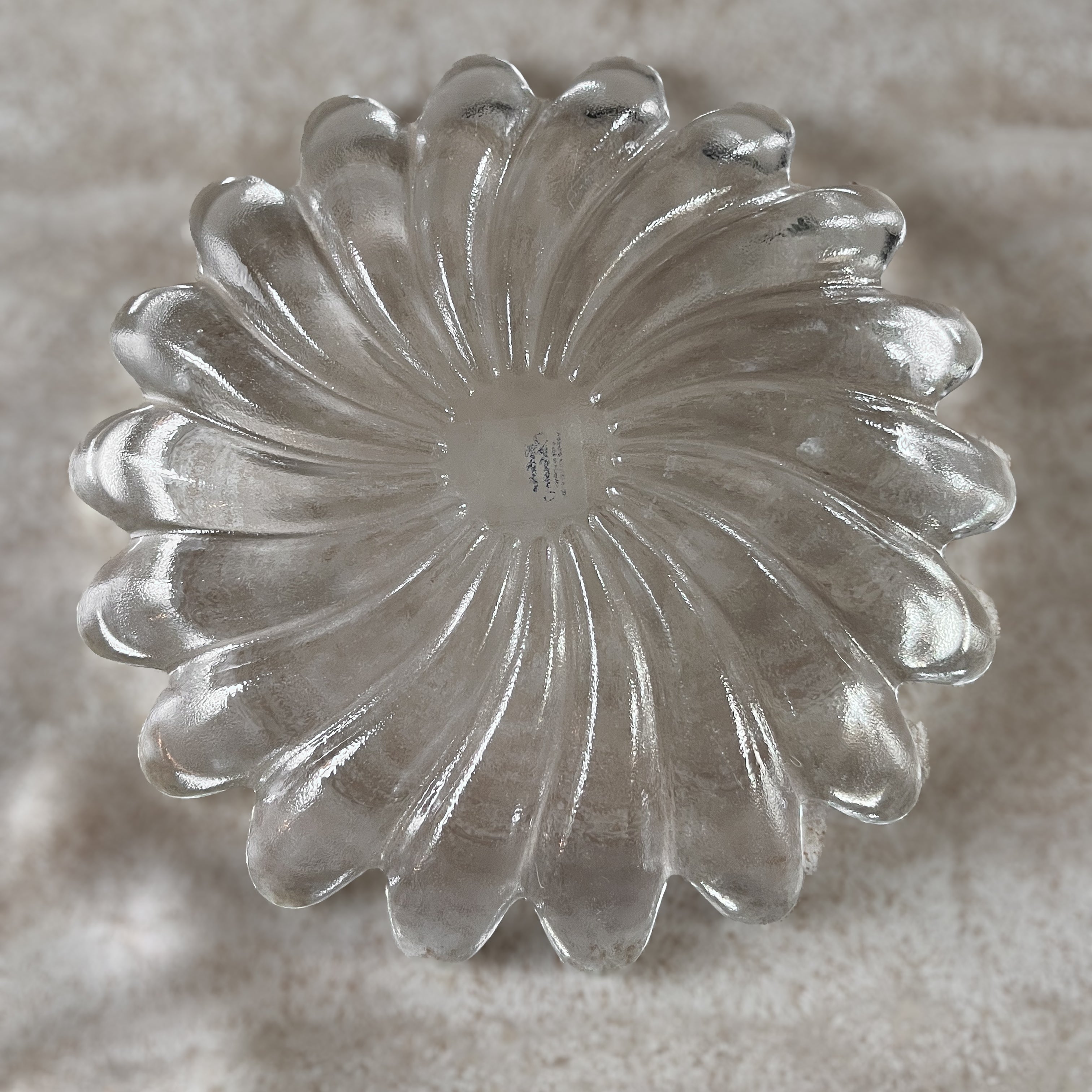 set van 2 glazen bloembordjes – collection liebenstein – walther glas – pre-loved Noii HOME