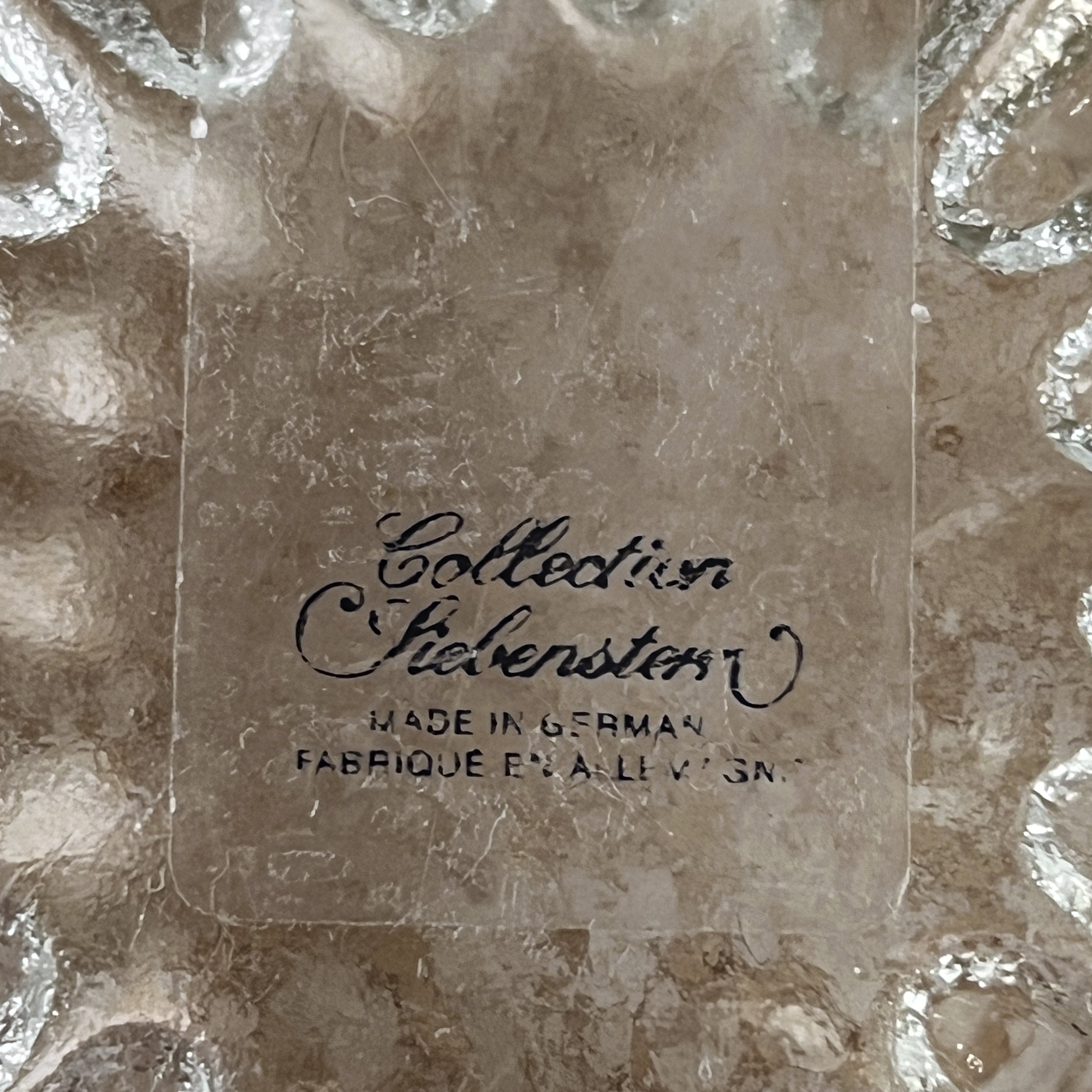 set van 2 glazen bloembordjes – collection liebenstein – walther glas – pre-loved Noii HOME