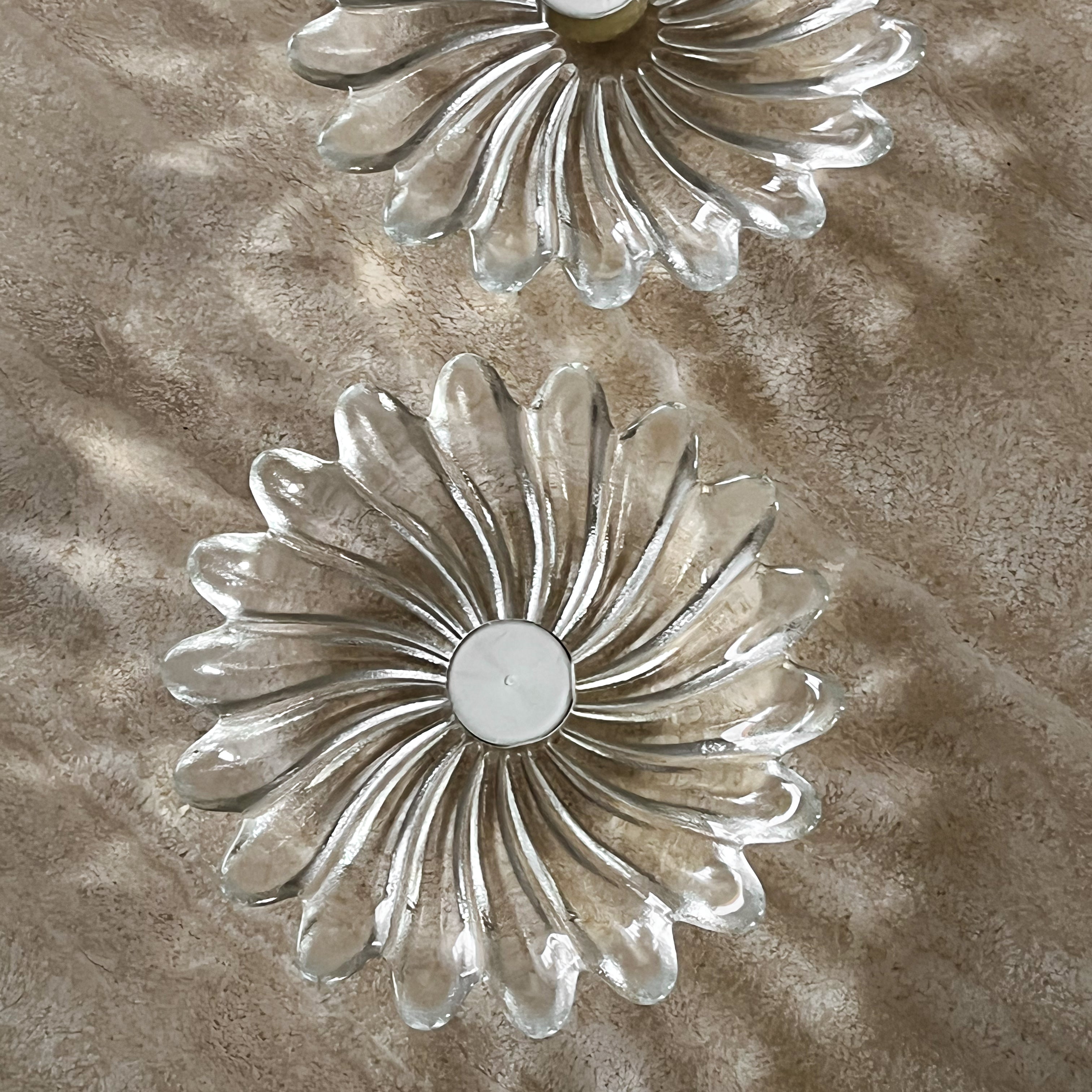 set van 2 glazen bloembordjes – collection liebenstein – walther glas – pre-loved Noii HOME