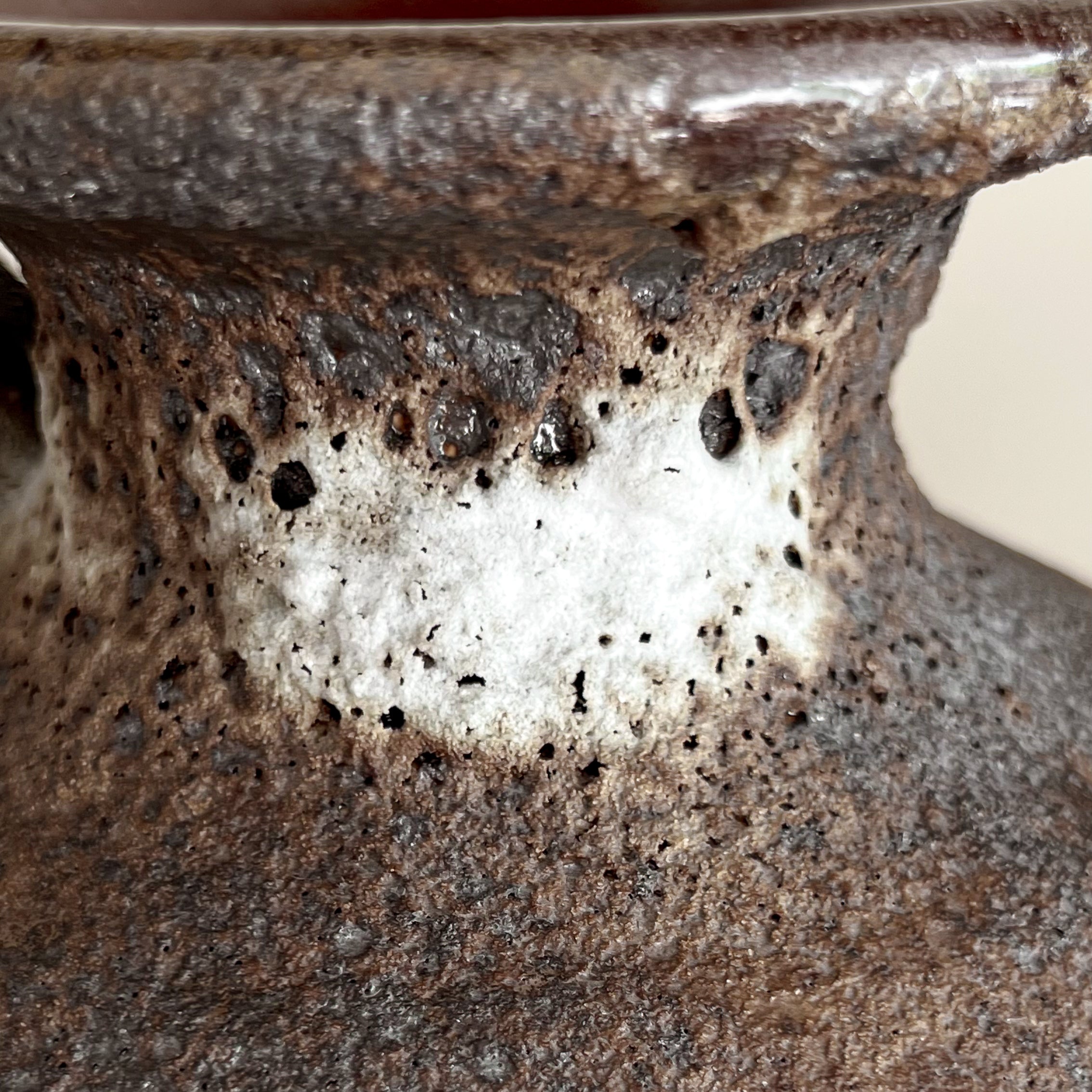 set van 2 keramische vazen – fat lava – jaren 60-70 Noii HOME
