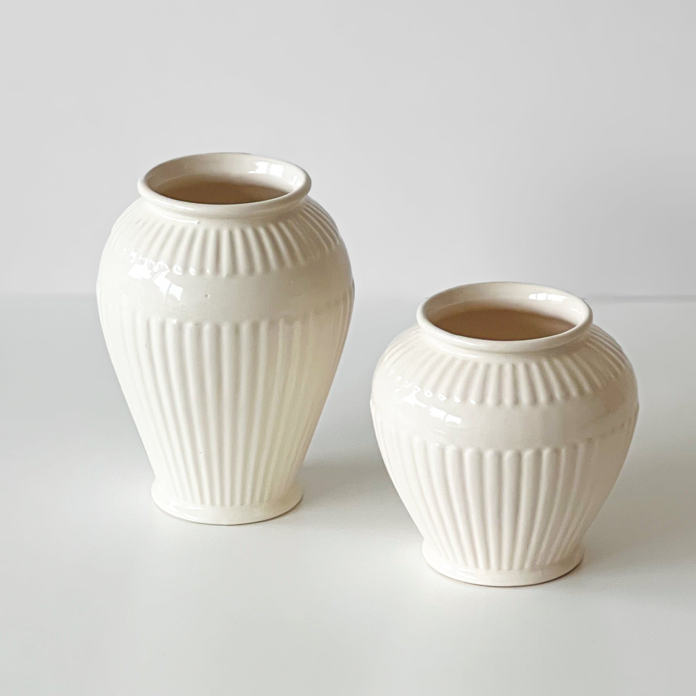 set vintage vazen – off white – secla portugal Noii HOME