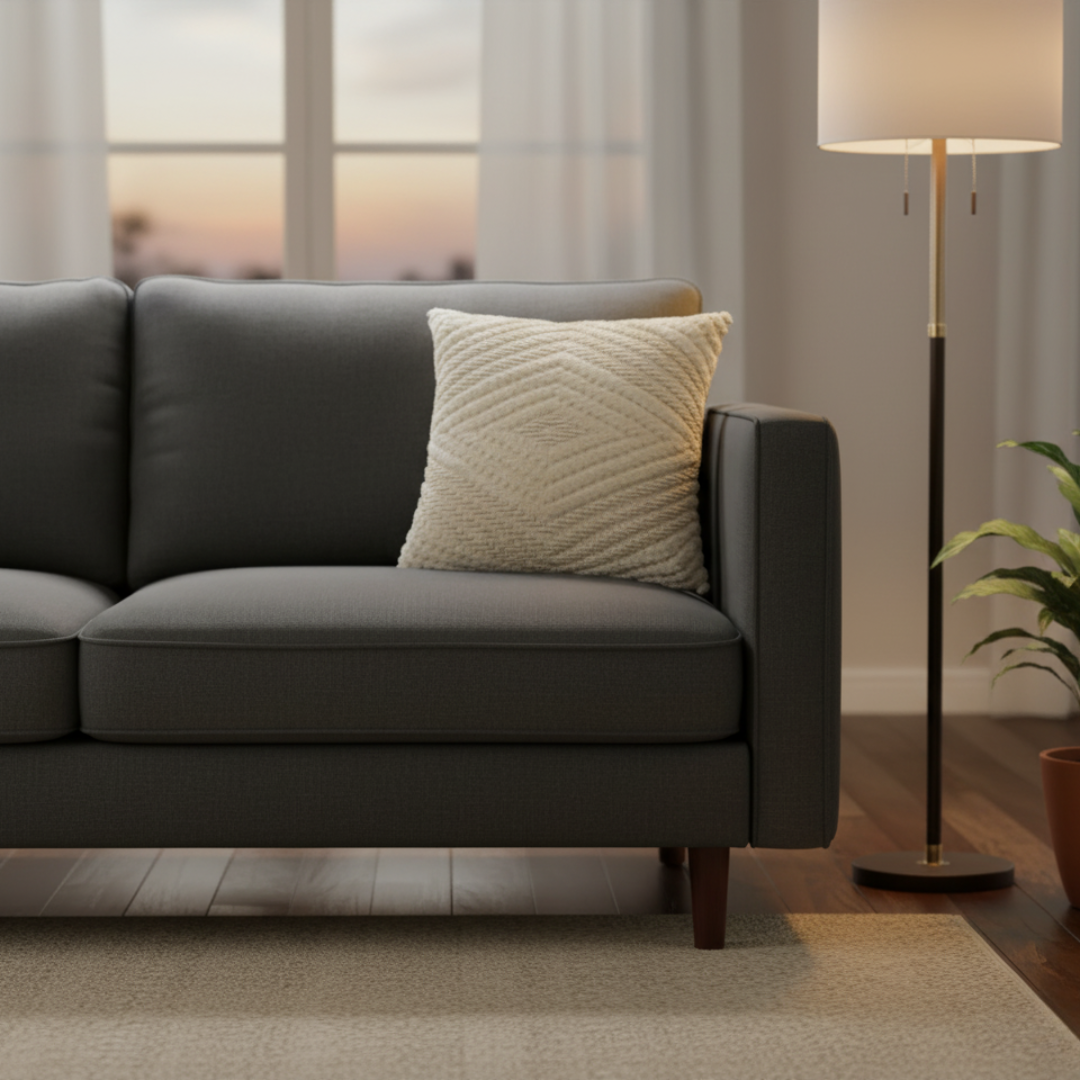 Soft Cream Cushion Cover / Kussenhoes – Boho Pattern – 45x45 cm – Urbane Hide Urbane Hide