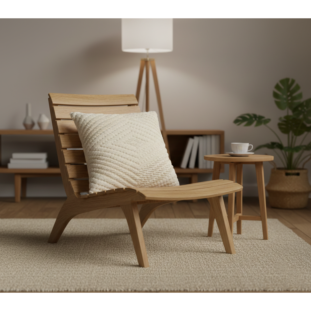 Soft Cream Cushion Cover / Kussenhoes – Boho Pattern – 45x45 cm – Urbane Hide Urbane Hide