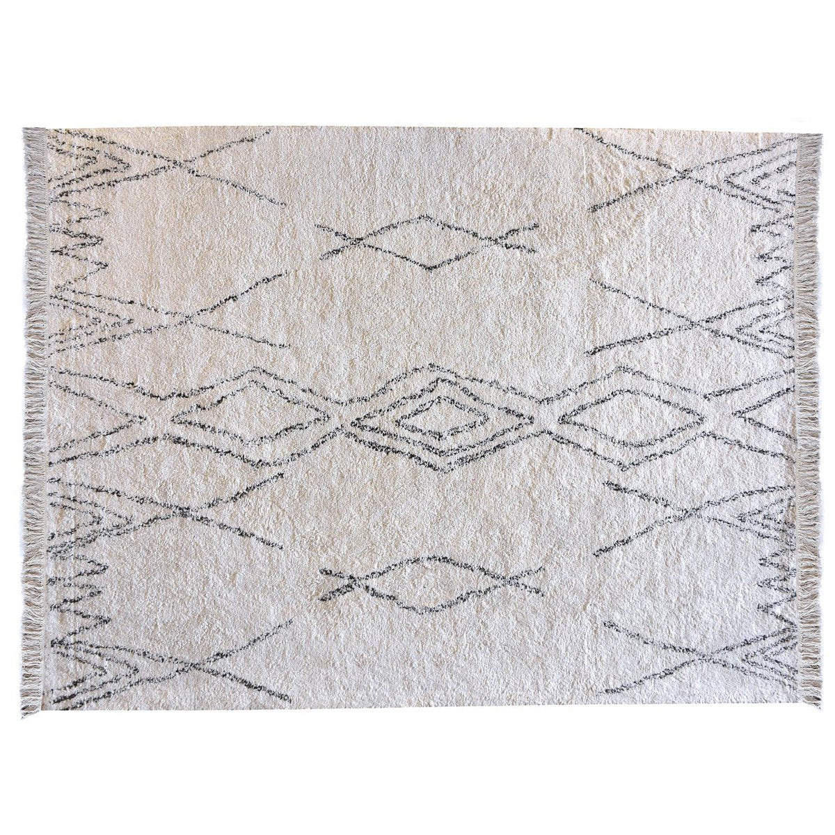 Tapis Crimble Ivoire/koolstof 160 x 230 VIVARAISE