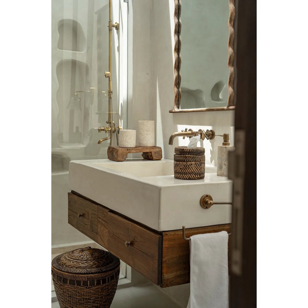 The Colonial Tissue Box - Natuurlijk bruin Bazar Bizar Living