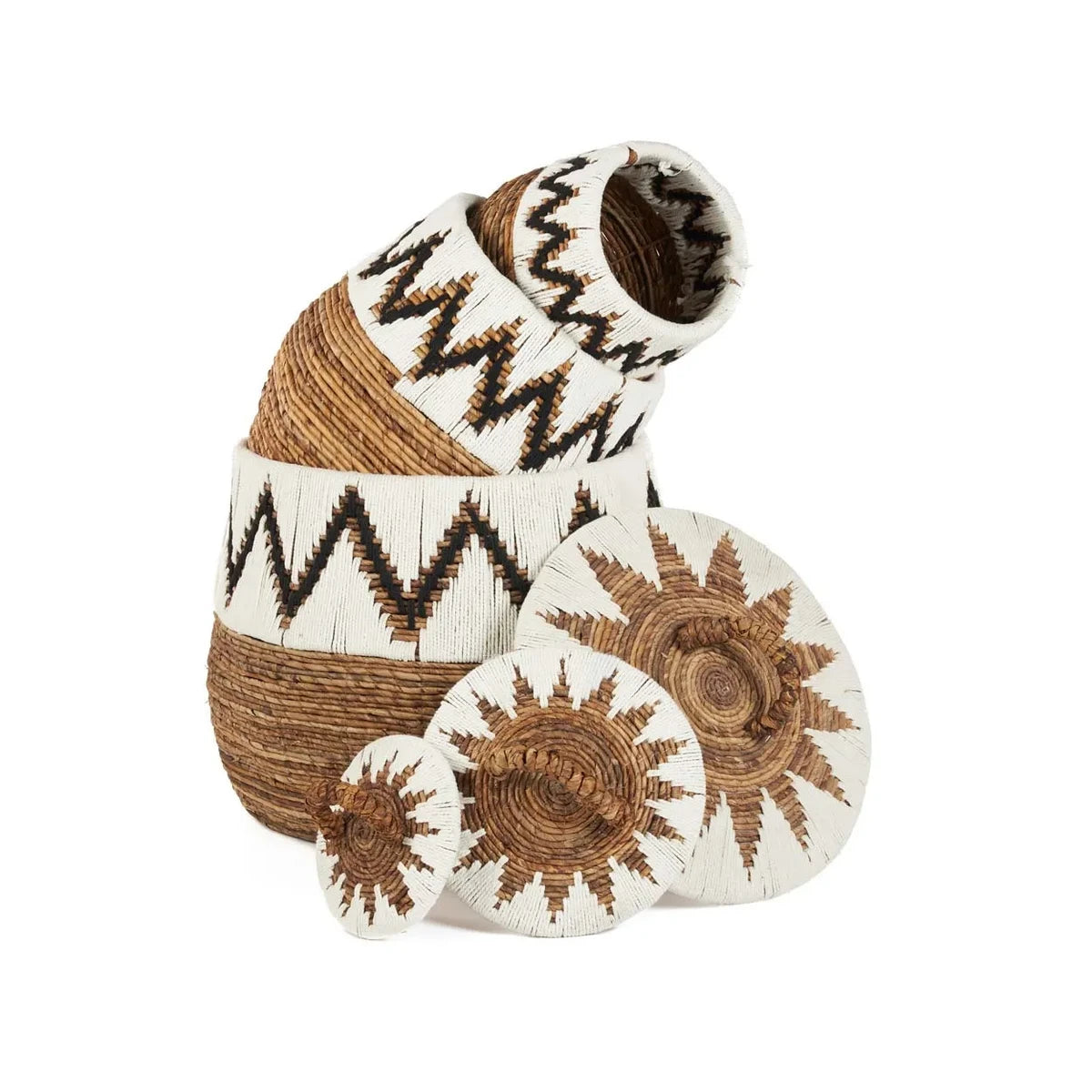 The Little Bay Strandmand - Natuurlijk Wit - M Bazar Bizar Living