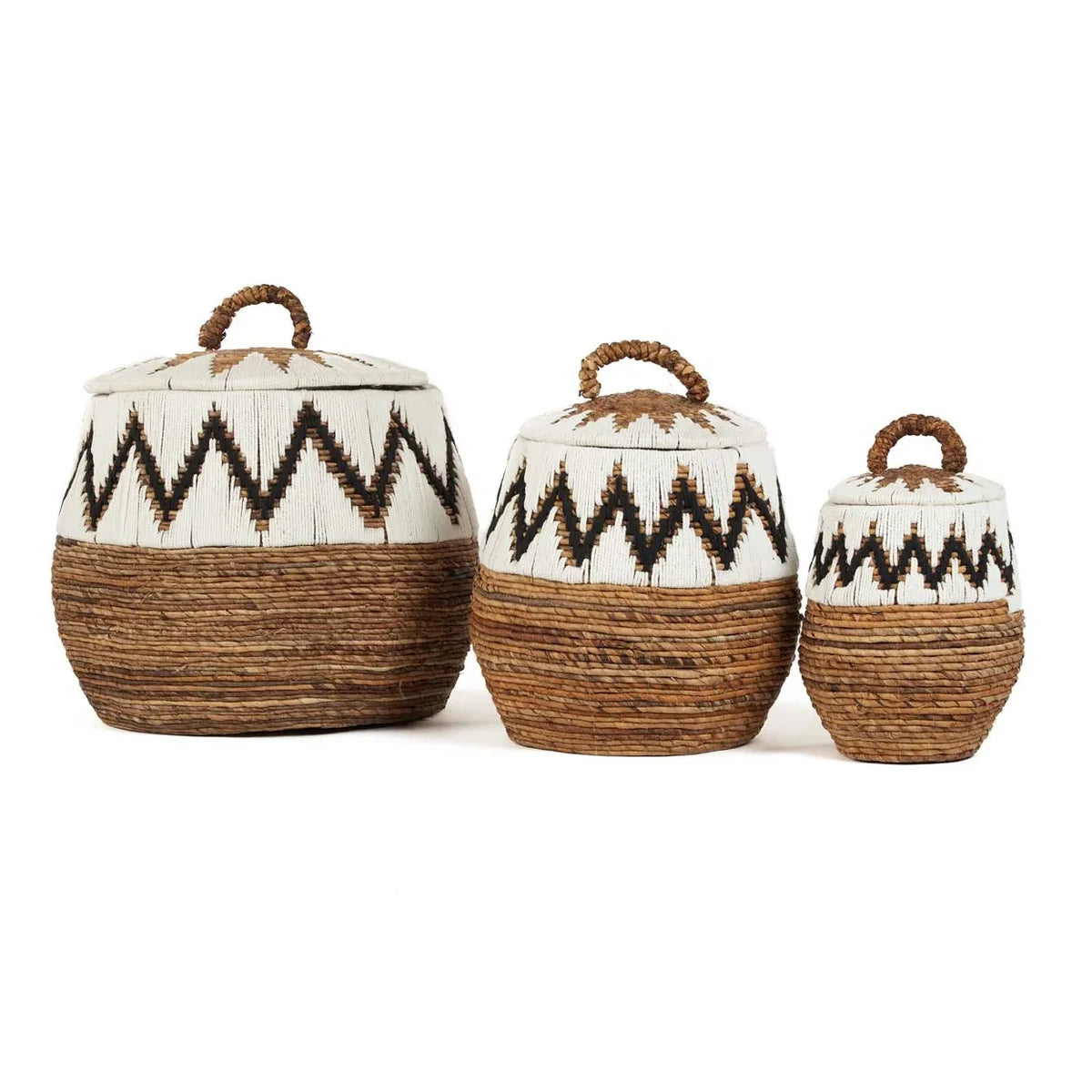 The Little Bay Strandmand - Natuurlijk Wit - M Bazar Bizar Living