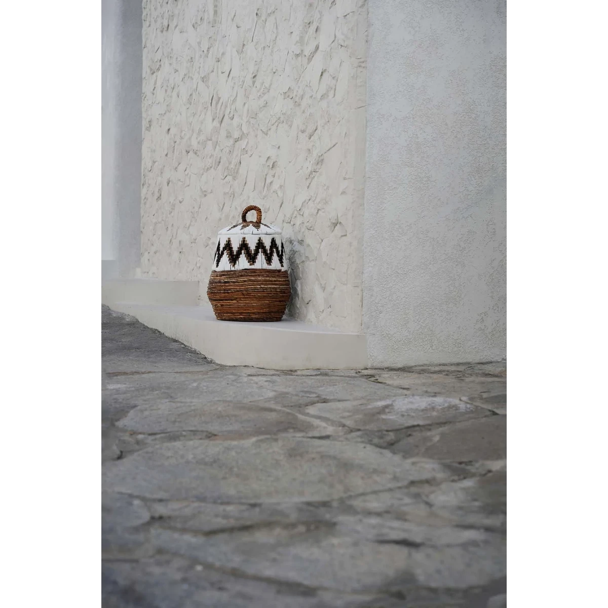 The Little Bay Strandmand - Natuurlijk Wit - S Bazar Bizar Living