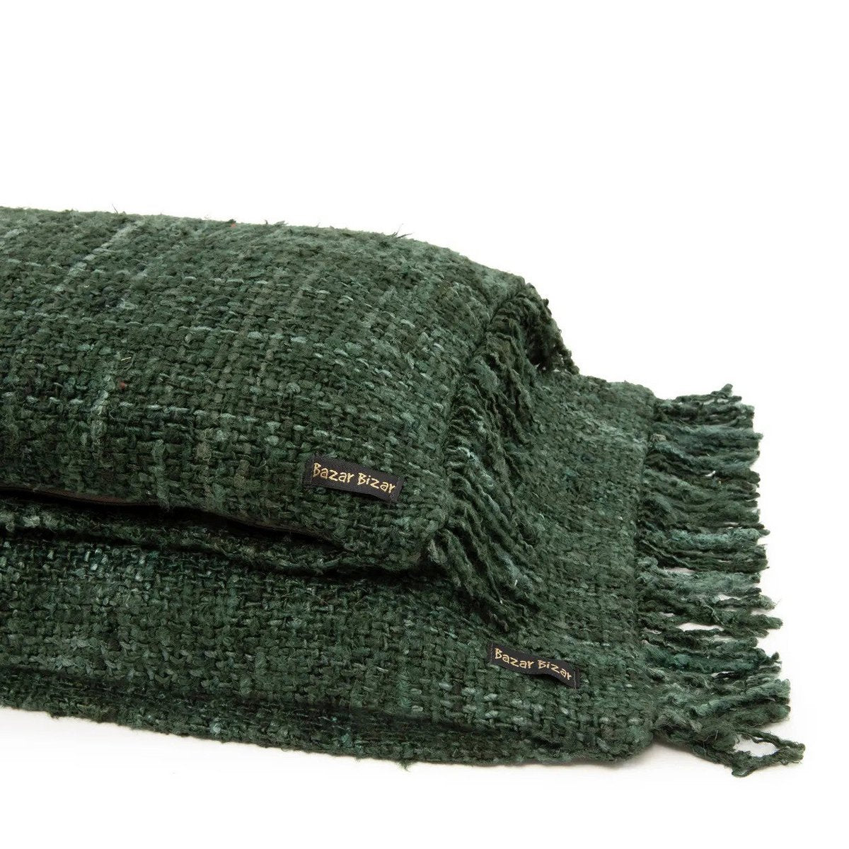 The Oh My Gee Kussenhoes - Bosgroen - 30x50 Bazar Bizar Living