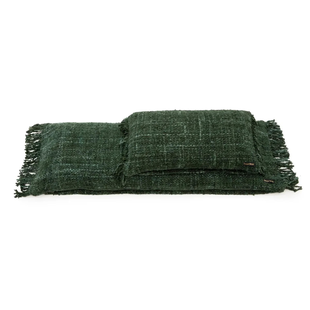 The Oh My Gee Kussenhoes - Bosgroen - 35x100 Bazar Bizar Living